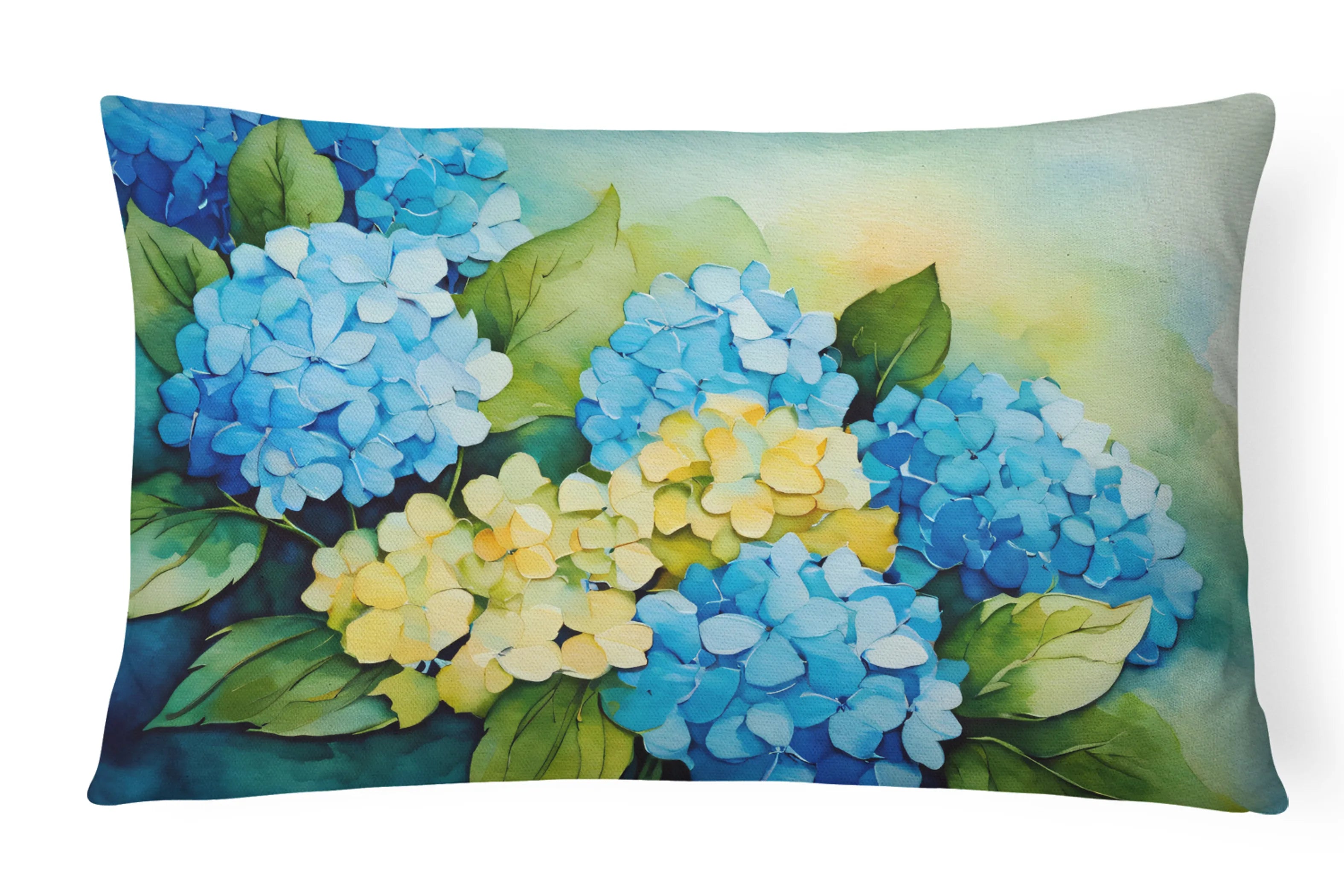 Flowers in Watercolor Throw Pillow - Pack Of: 1 | Collection name: Flowers in watercolor