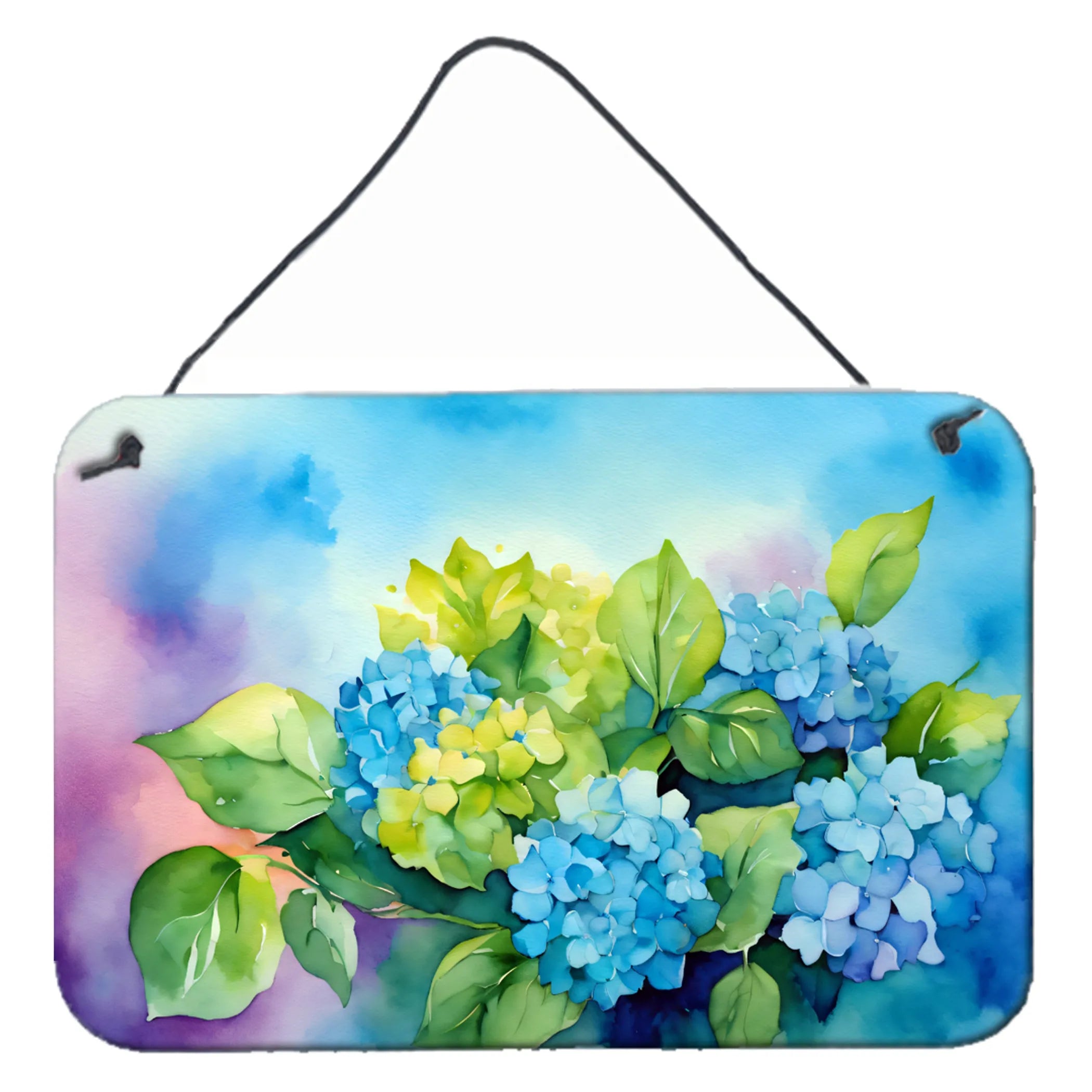Flowers in Watercolor Wall or Door Hanging Prints - Size: 8HX12W | Pack Of: 1 | Collection name: Flowers in watercolor