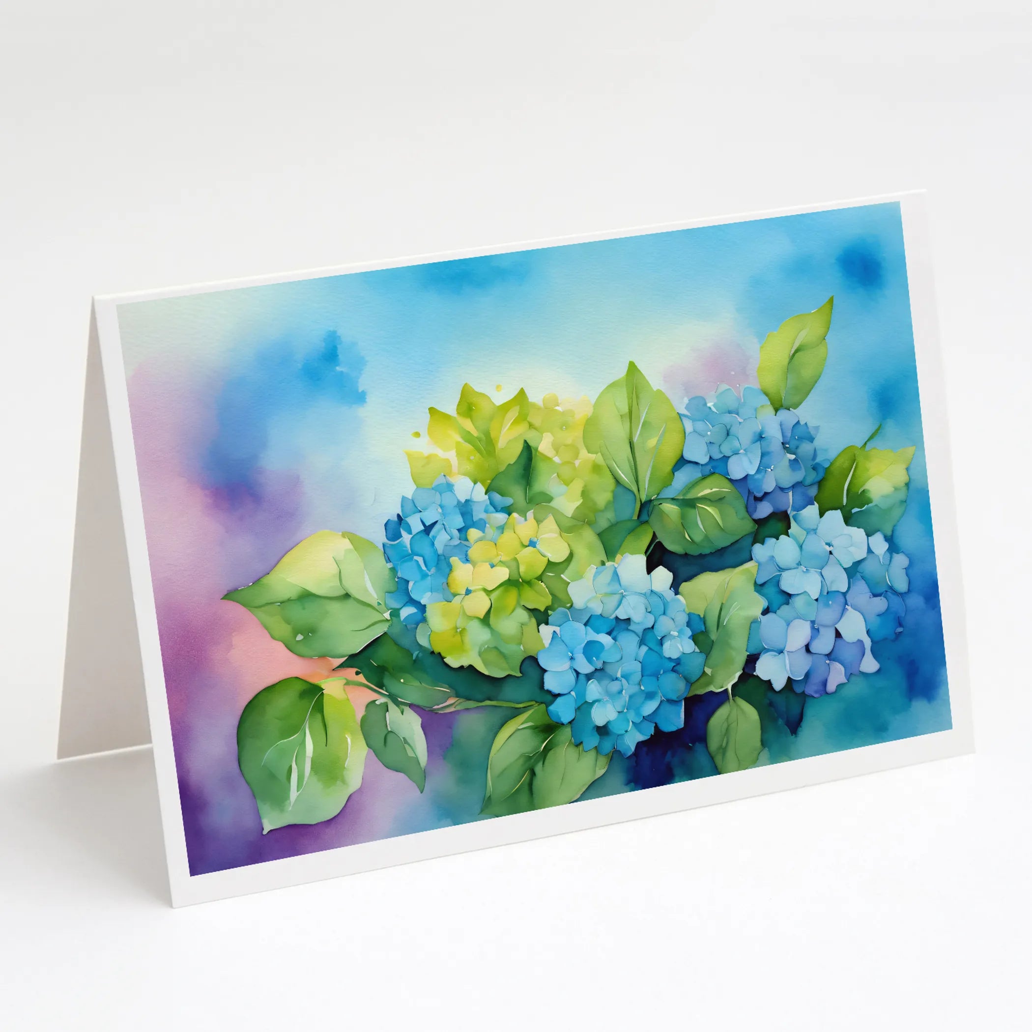 Flowers in Watercolor Greeting Cards  - Size: 5X7 | Pack Of: 1 | Collection name: Flowers in watercolor