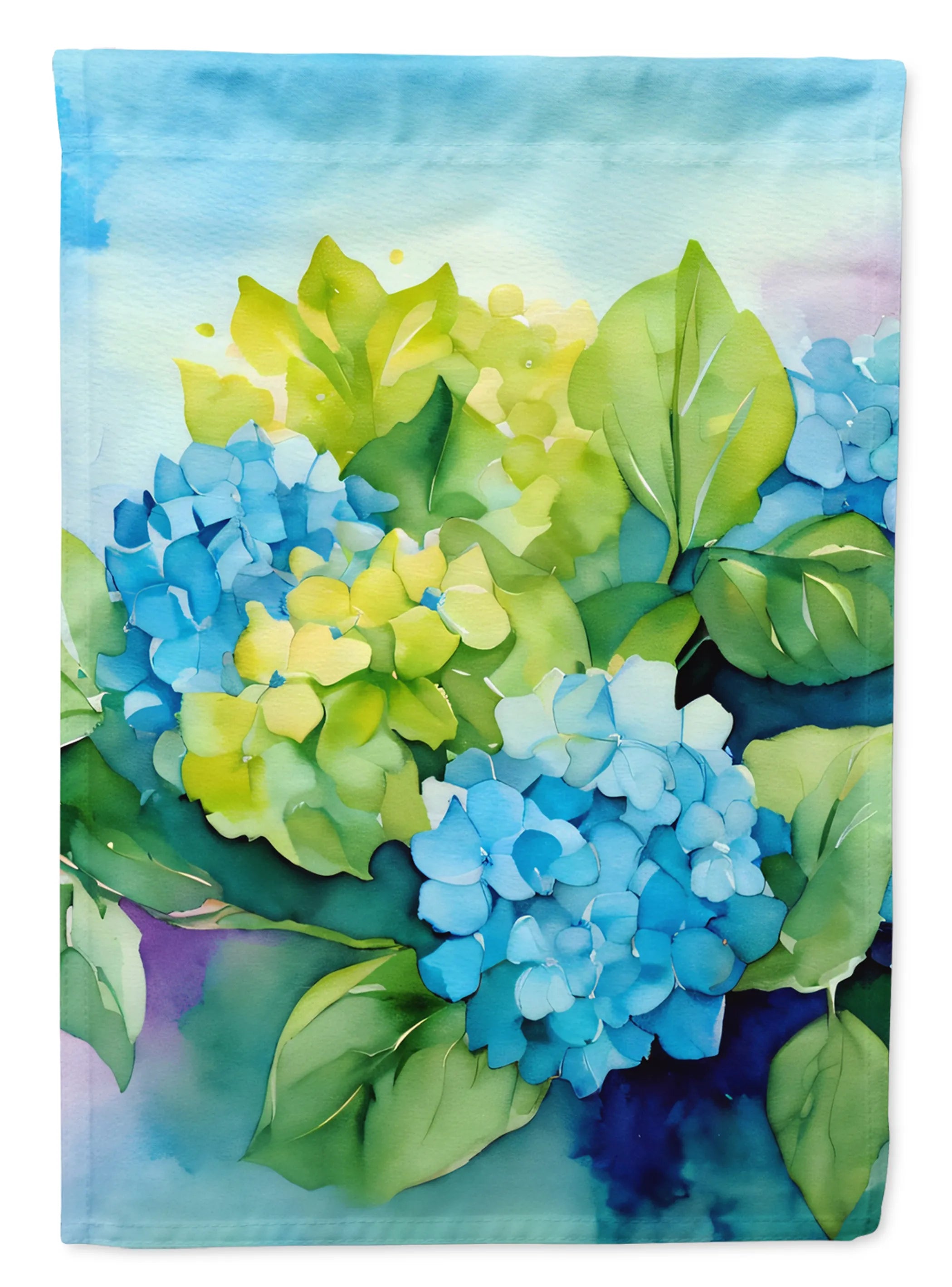 Flowers in Watercolor Decorative Flag - Pack Of: 1 | Collection name: Flowers in watercolor