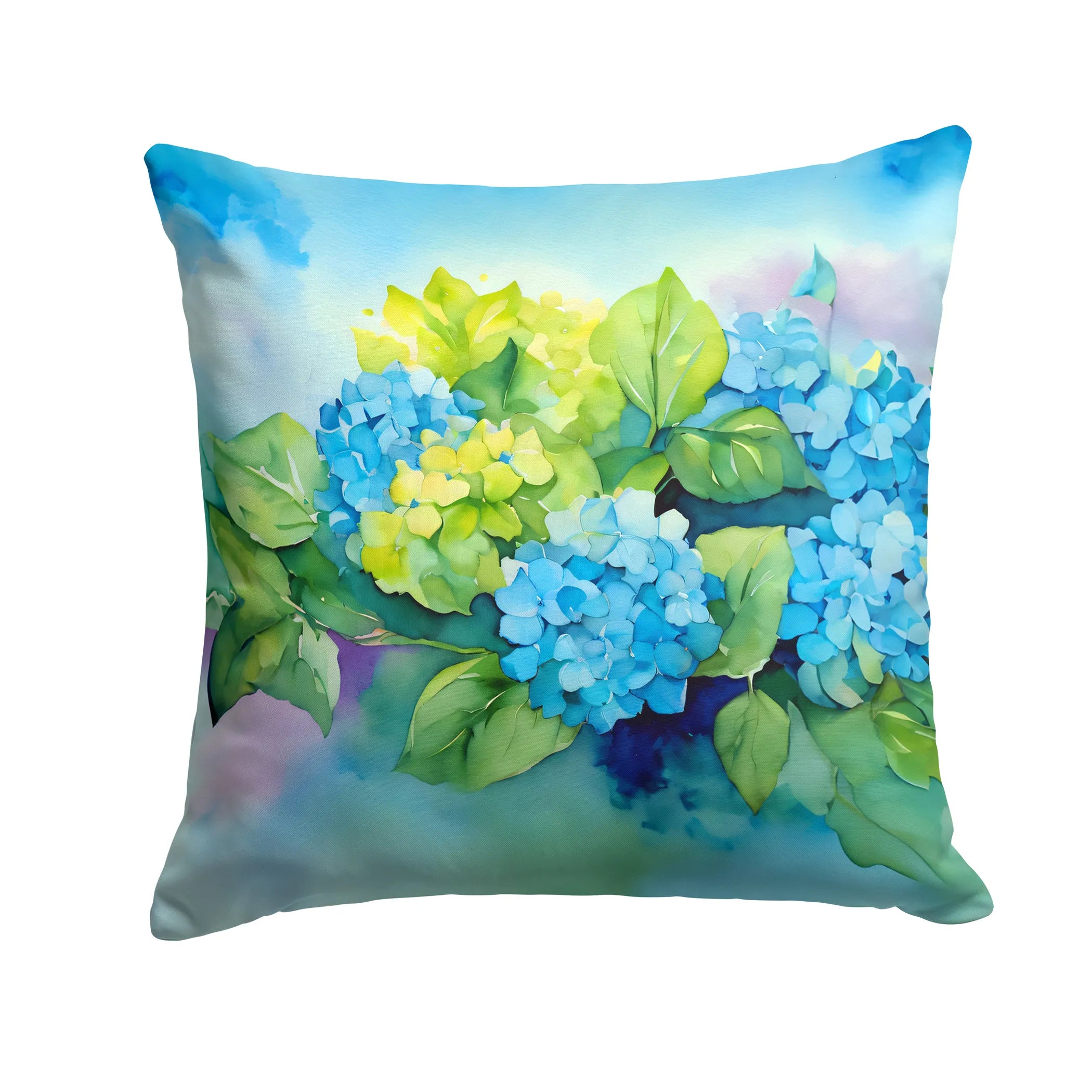 Flowers in Watercolor Throw Pillow - Pack Of: 1 | Collection name: Flowers in watercolor