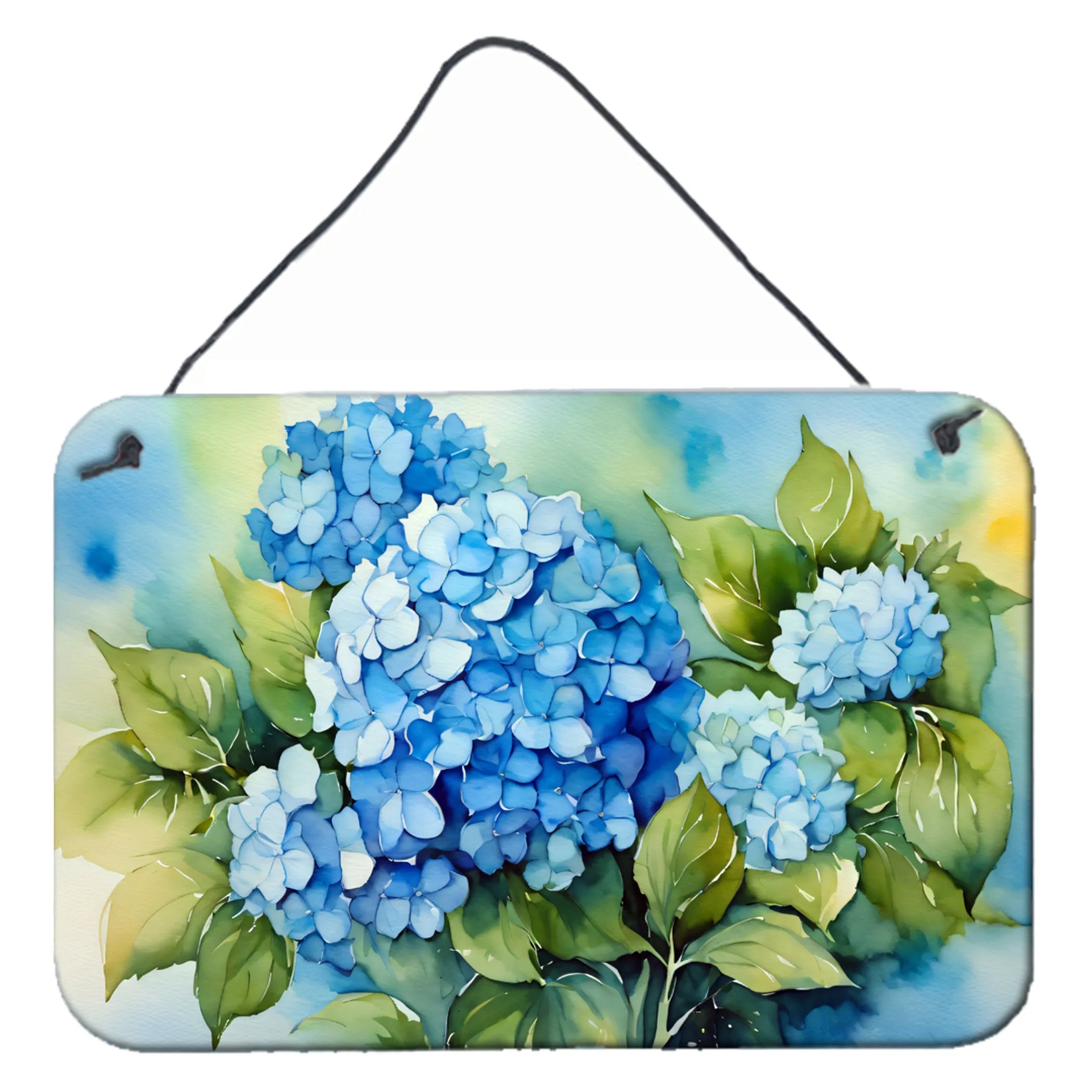 Flowers in Watercolor Wall or Door Hanging Prints - Size: 8HX12W | Pack Of: 1 | Collection name: Flowers in watercolor