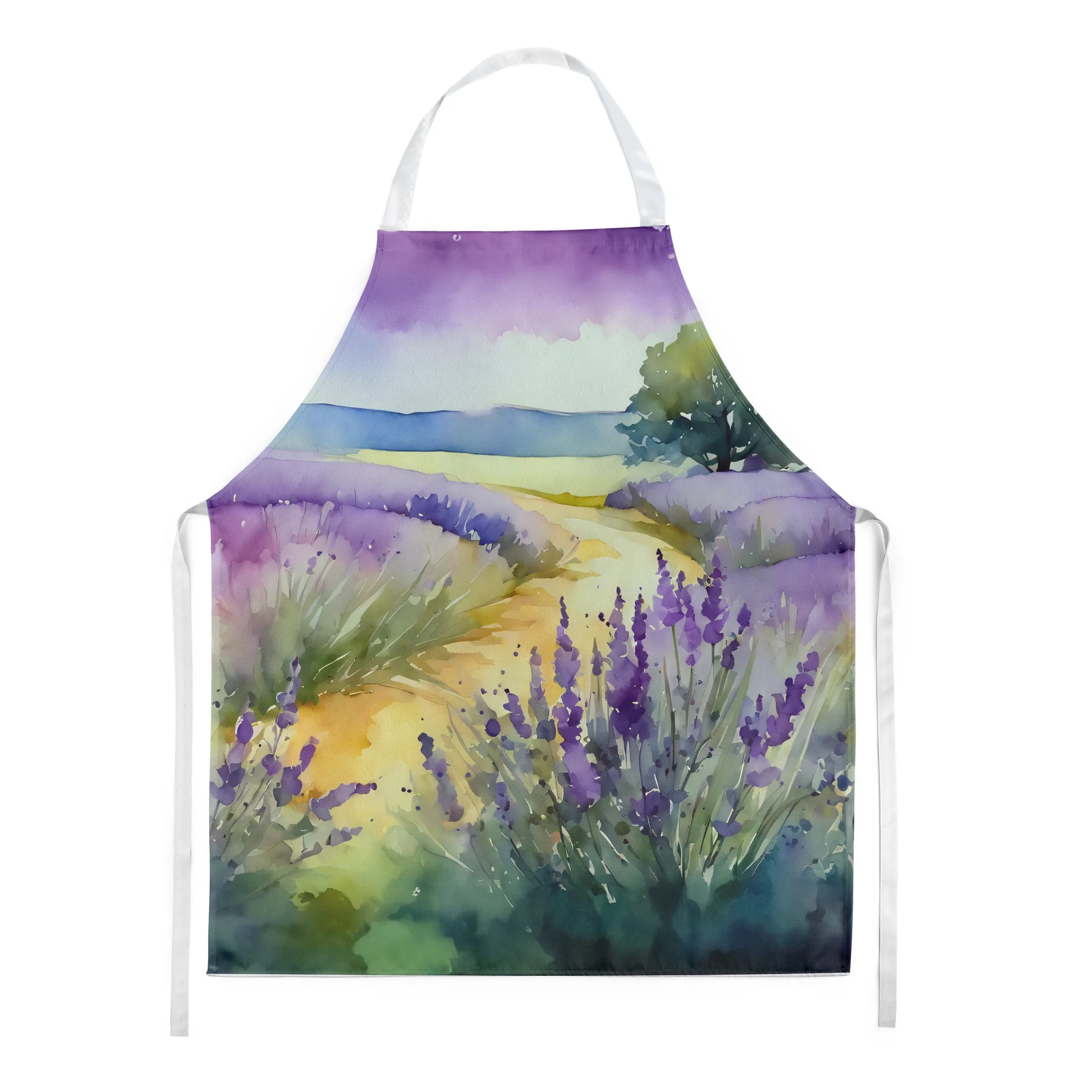 Flowers in Watercolor Apron - Size: LARGE | Pack Of: 1 | Collection name: Flowers in watercolor