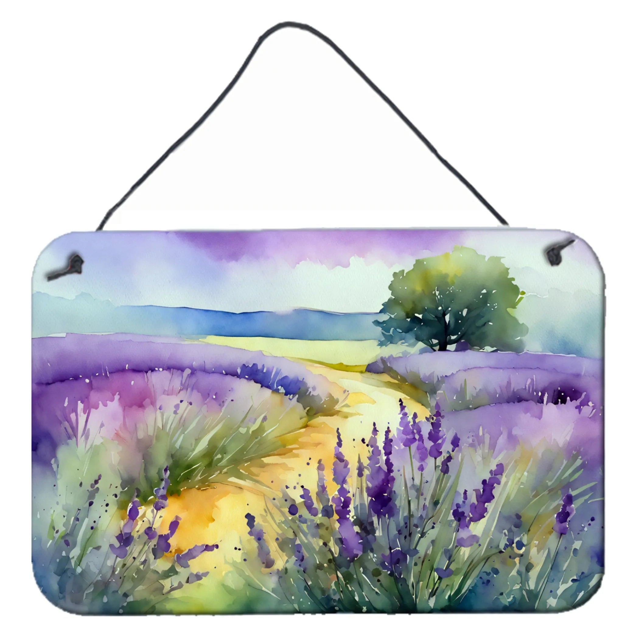 Flowers in Watercolor Wall or Door Hanging Prints - Size: 8HX12W | Pack Of: 1 | Collection name: Flowers in watercolor