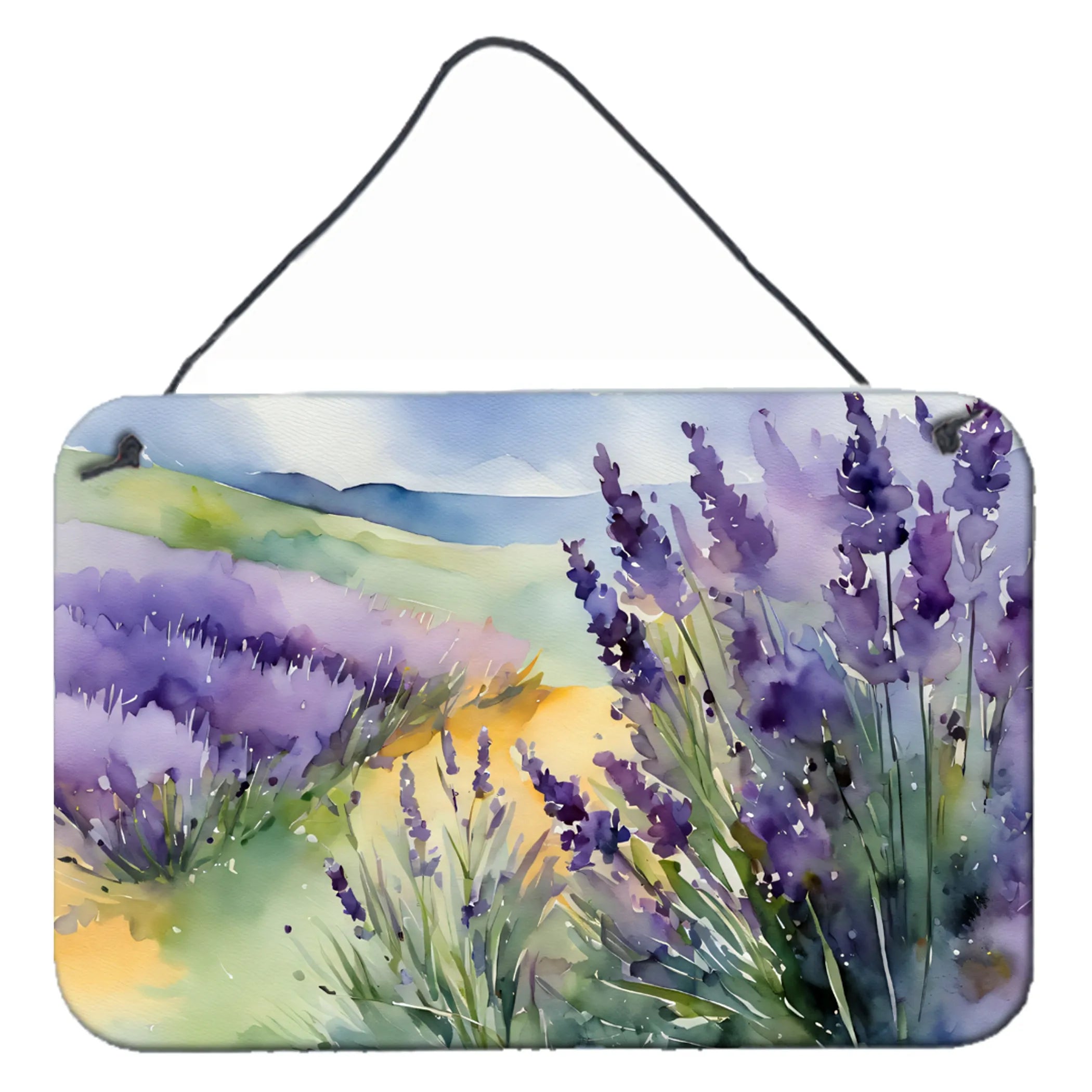 Flowers in Watercolor Wall or Door Hanging Prints - Size: 8HX12W | Pack Of: 1 | Collection name: Flowers in watercolor