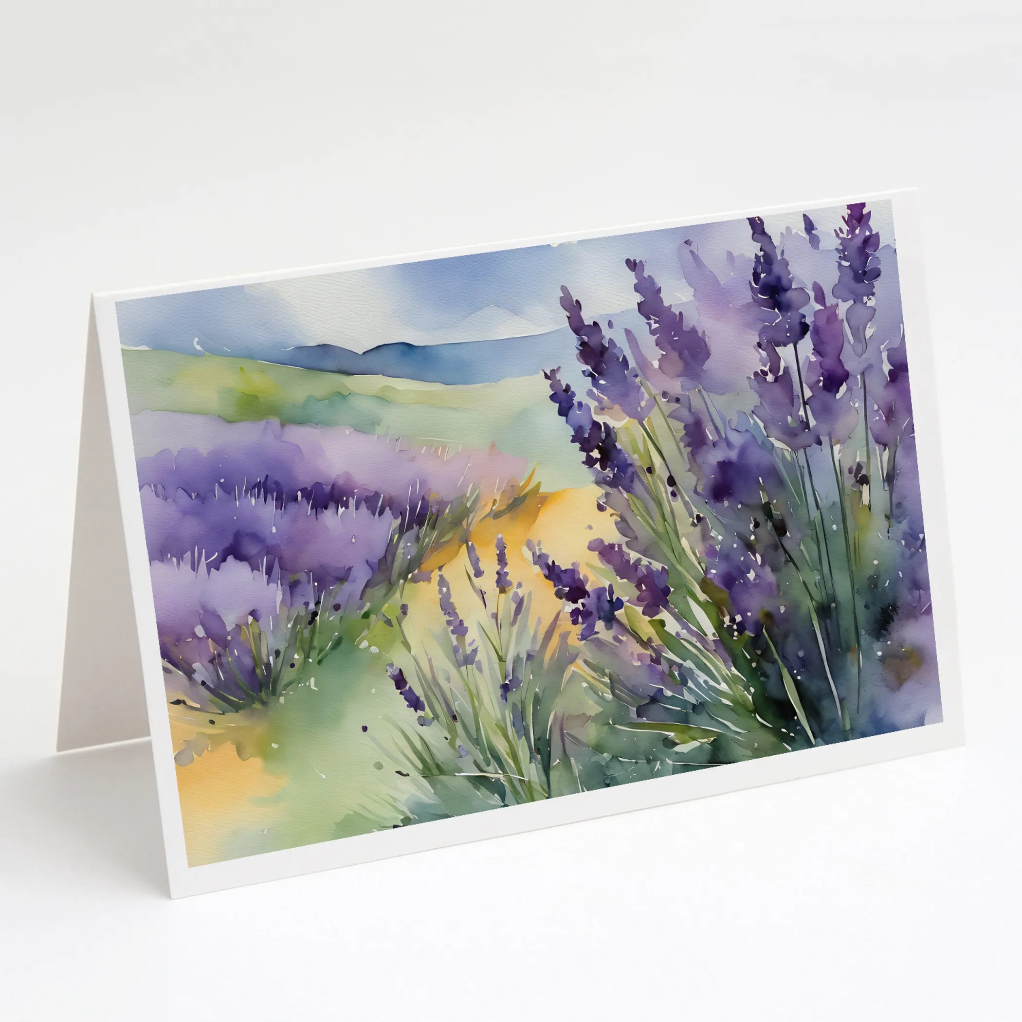 Flowers in Watercolor Greeting Cards  - Size: 5X7 | Pack Of: 1 | Collection name: Flowers in watercolor