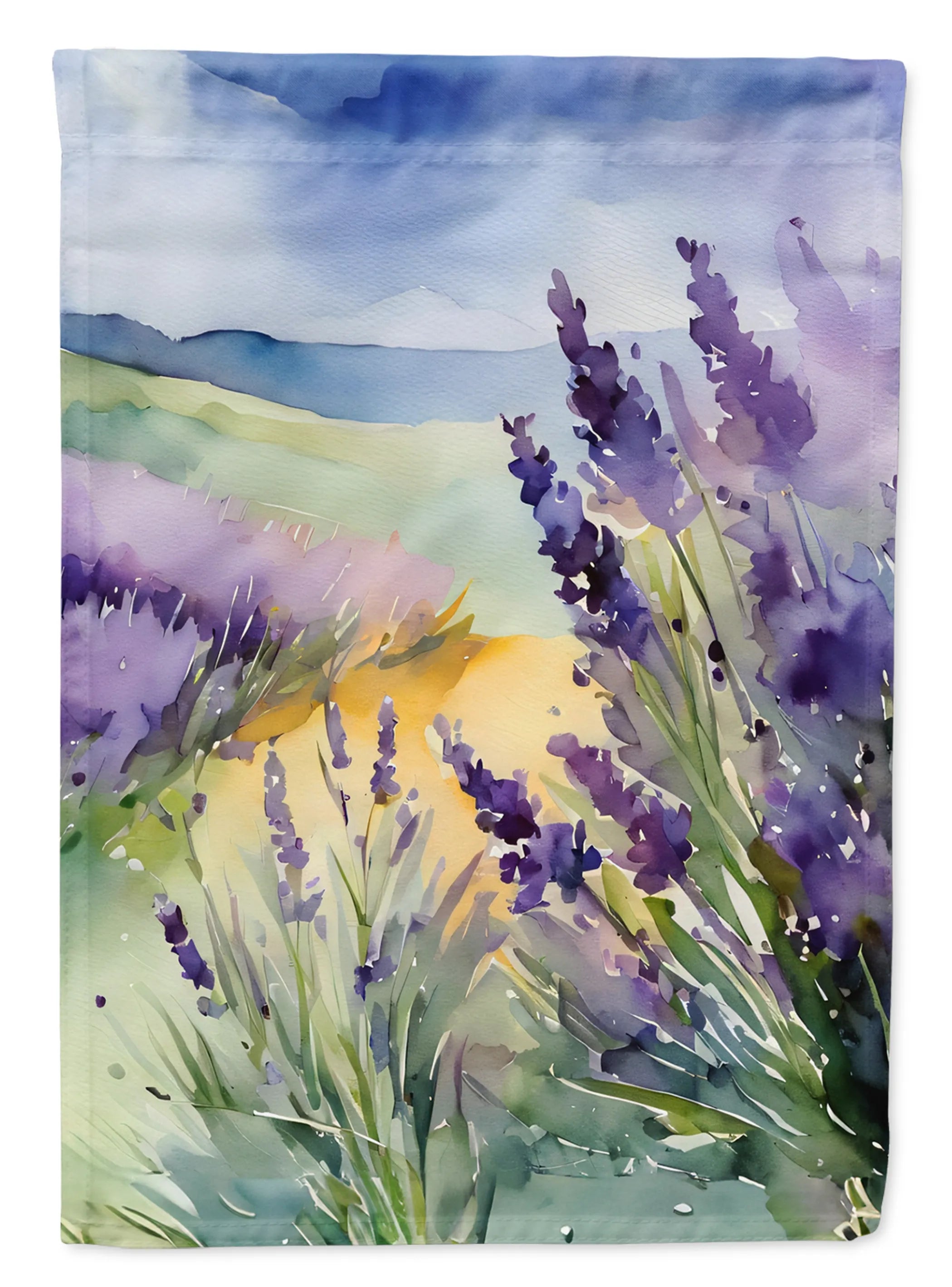Flowers in Watercolor Decorative Flag - Pack Of: 1 | Collection name: Flowers in watercolor