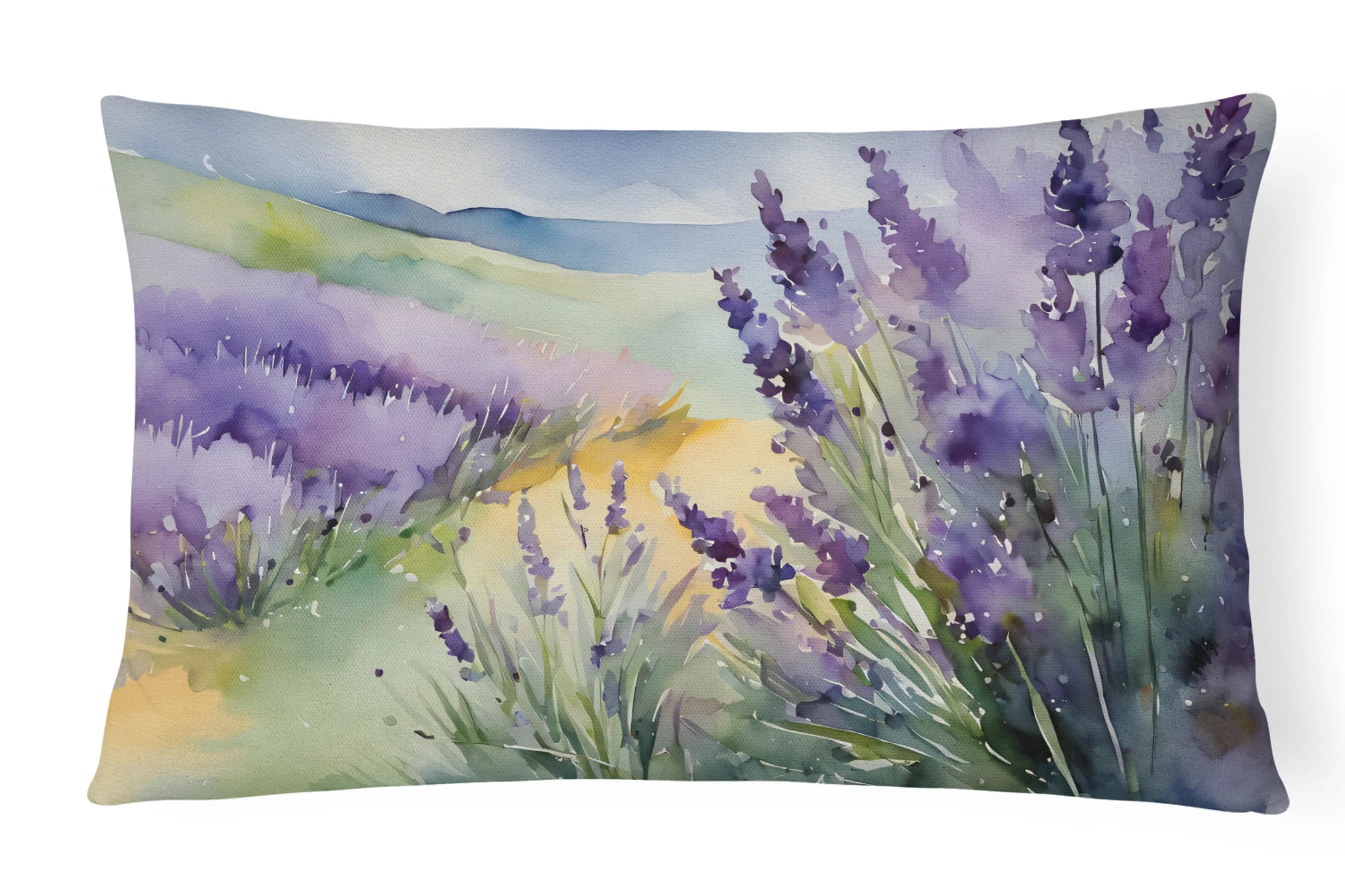 Flowers in Watercolor Throw Pillow - Pack Of: 1 | Collection name: Flowers in watercolor
