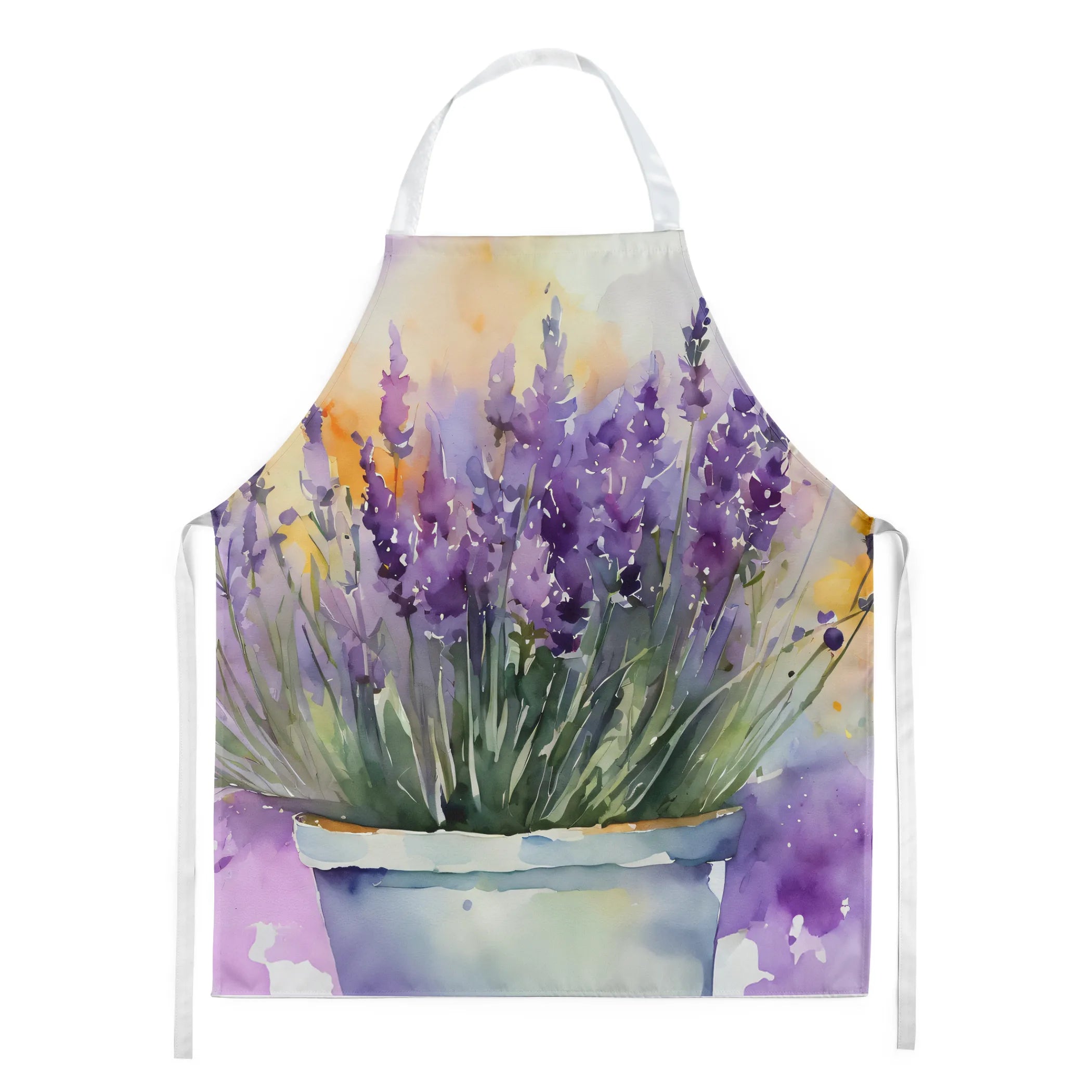 Flowers in Watercolor Apron - Size: LARGE | Pack Of: 1 | Collection name: Flowers in watercolor