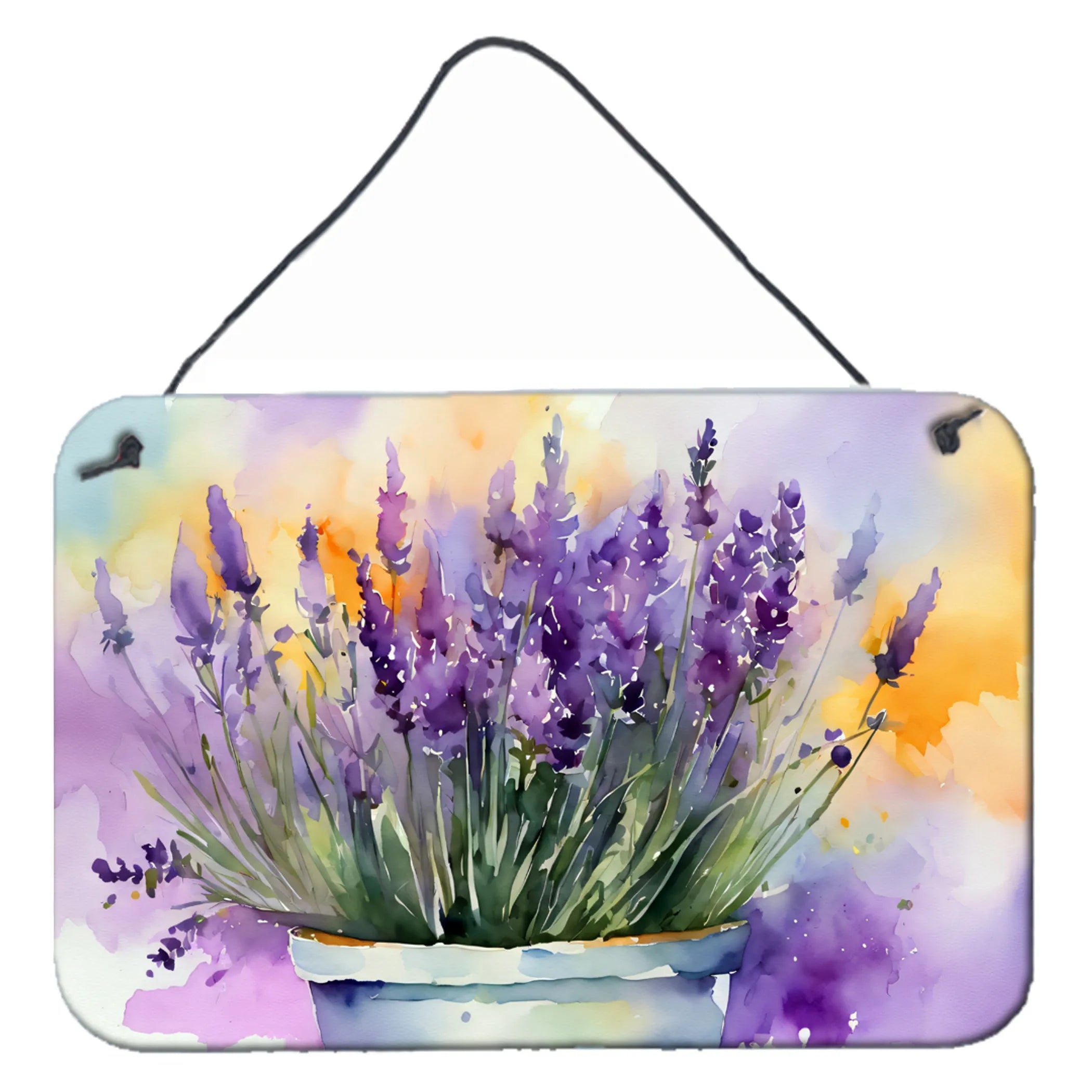 Flowers in Watercolor Wall or Door Hanging Prints - Size: 8HX12W | Pack Of: 1 | Collection name: Flowers in watercolor