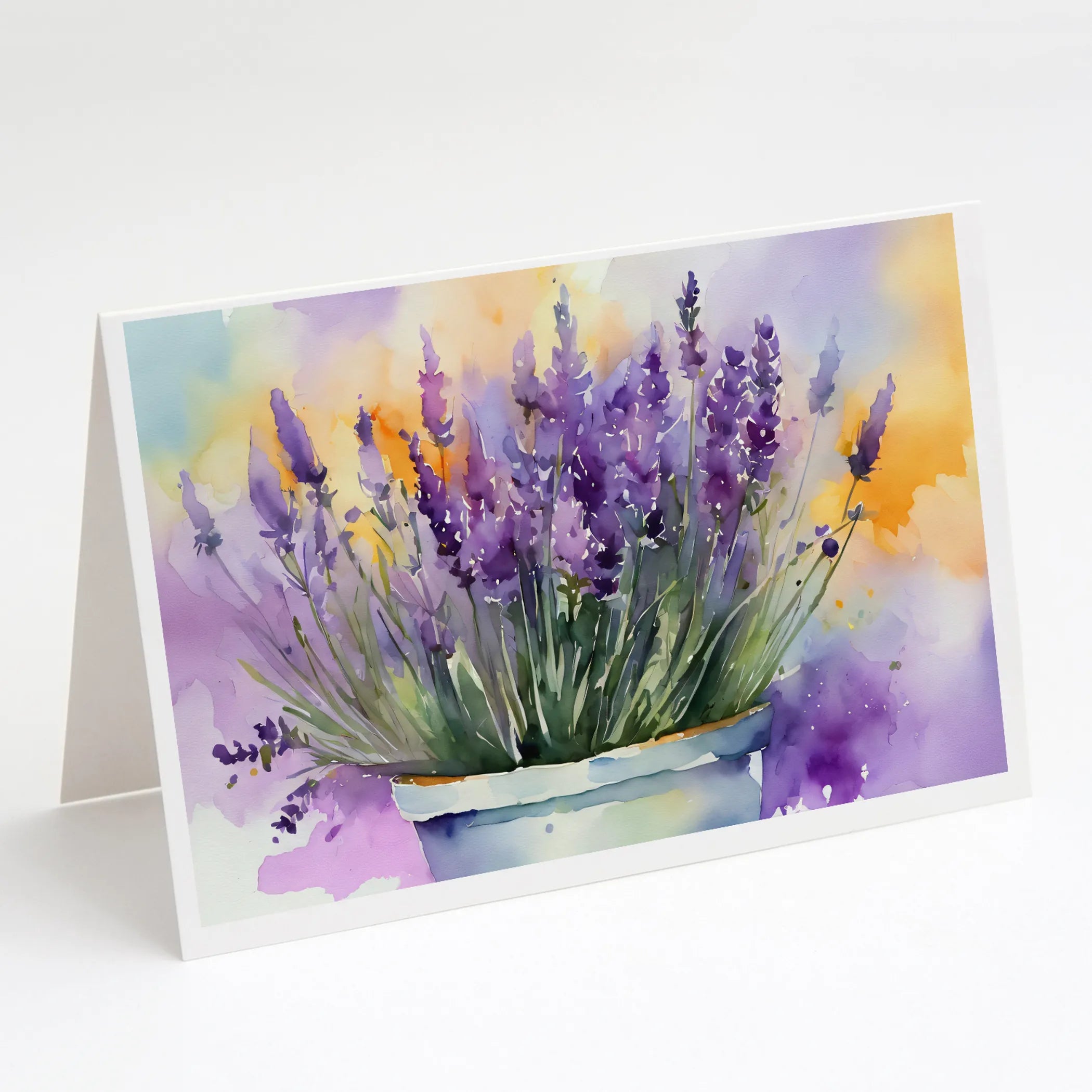 Flowers in Watercolor Greeting Cards  - Size: 5X7 | Pack Of: 1 | Collection name: Flowers in watercolor