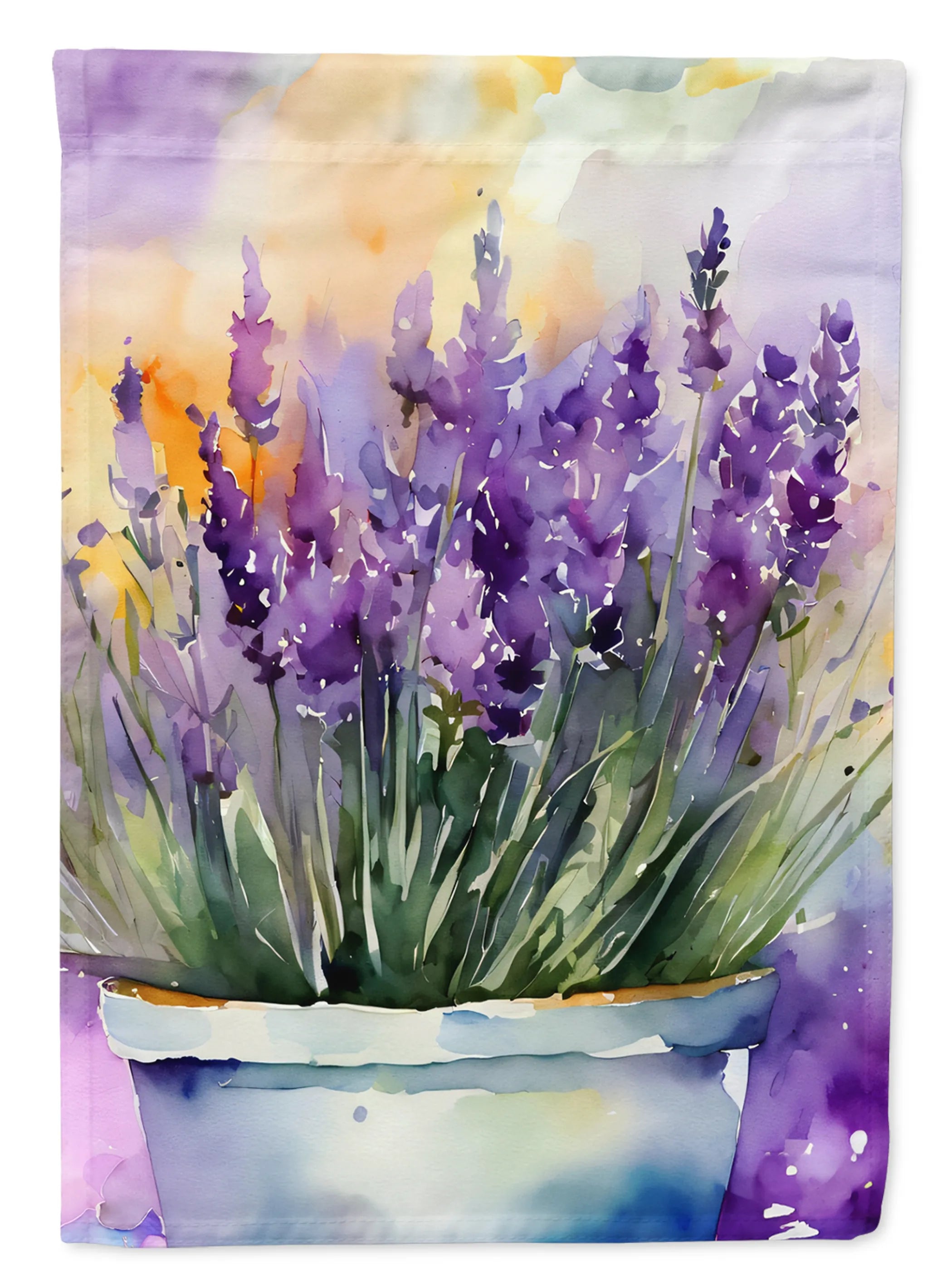 Flowers in Watercolor Decorative Flag - Pack Of: 1 | Collection name: Flowers in watercolor
