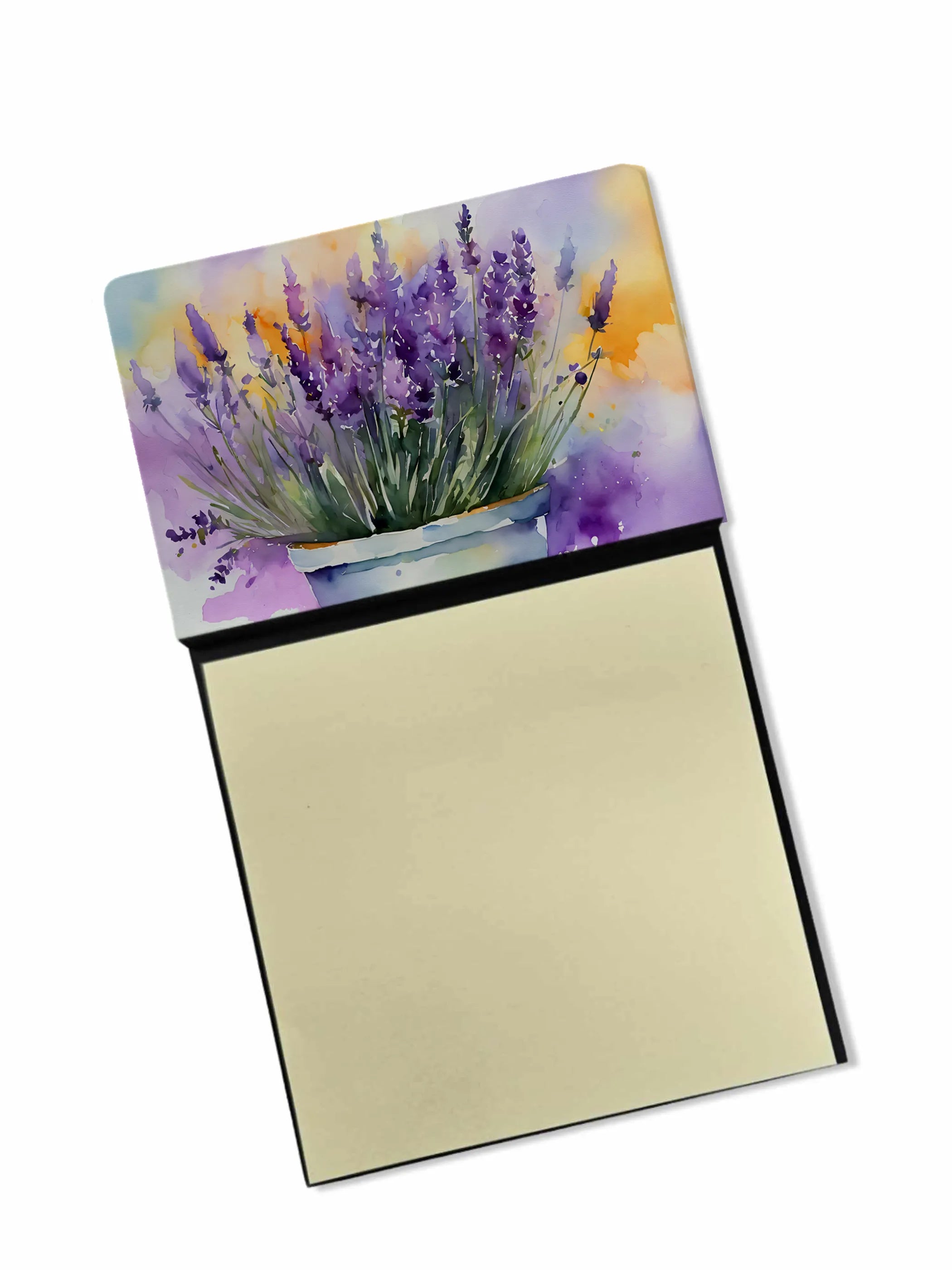 Flowers in Watercolor Sticky Note Holder - Pack Of: 1 | Collection name: Flowers in watercolor