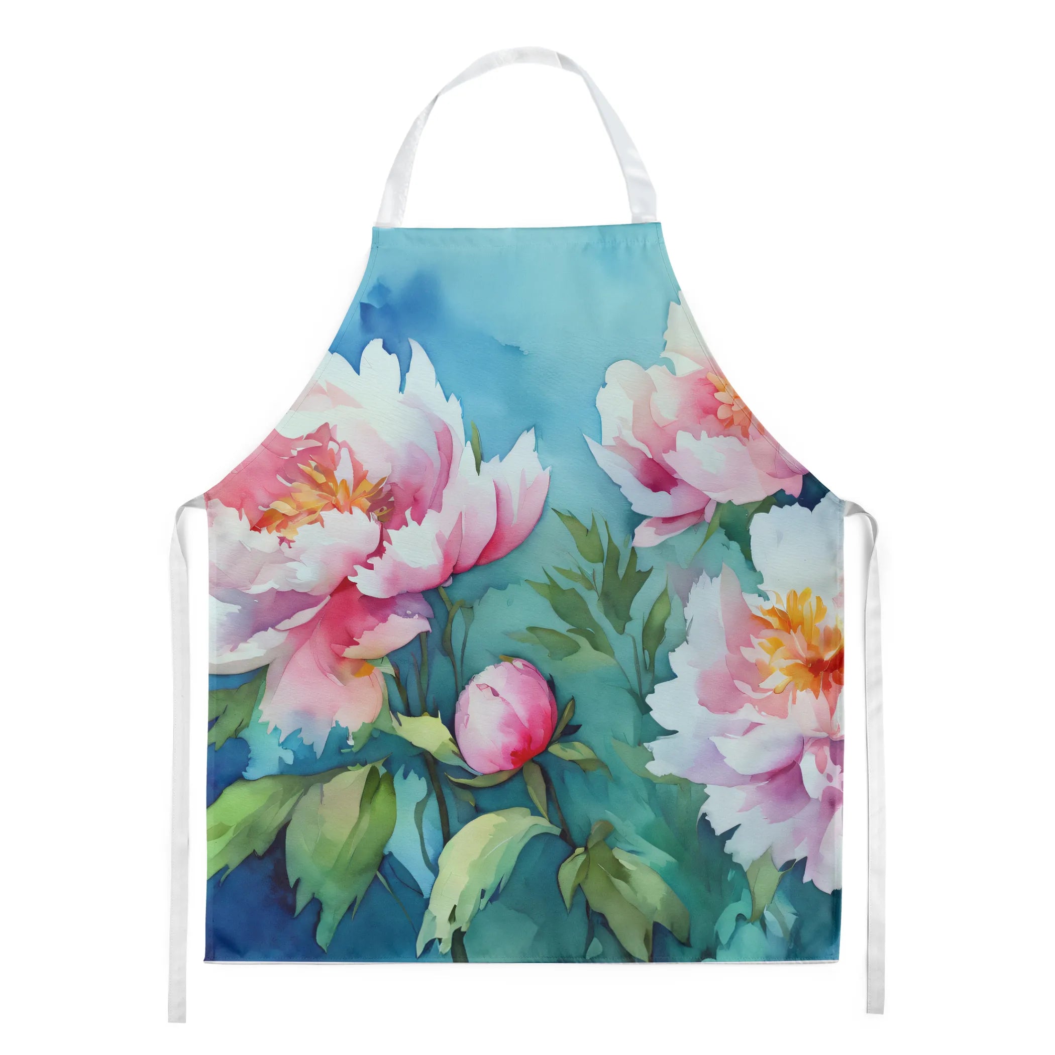Flowers in Watercolor Apron - Size: LARGE | Pack Of: 1 | Collection name: Flowers in watercolor