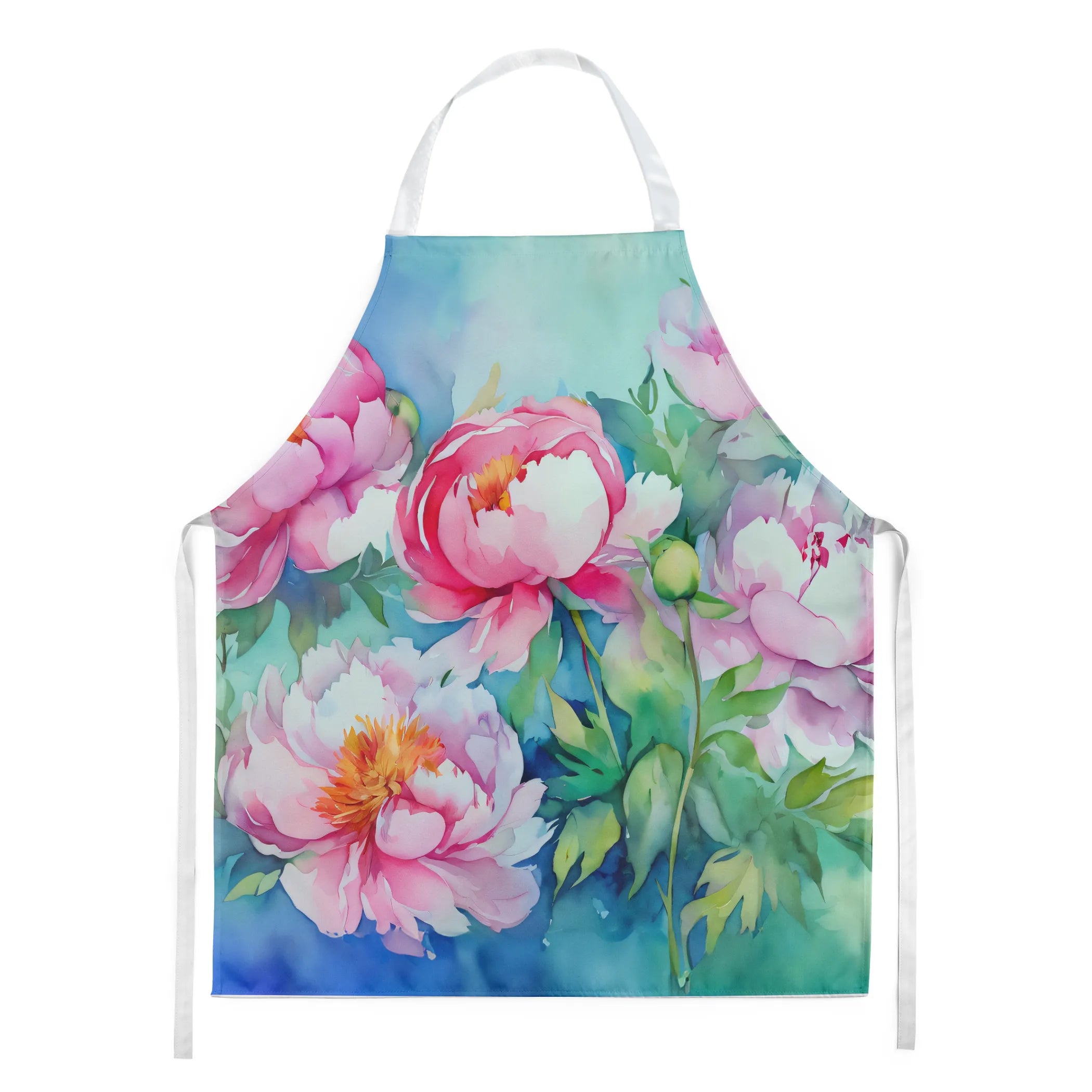 Flowers in Watercolor Apron - Size: LARGE | Pack Of: 1 | Collection name: Flowers in watercolor