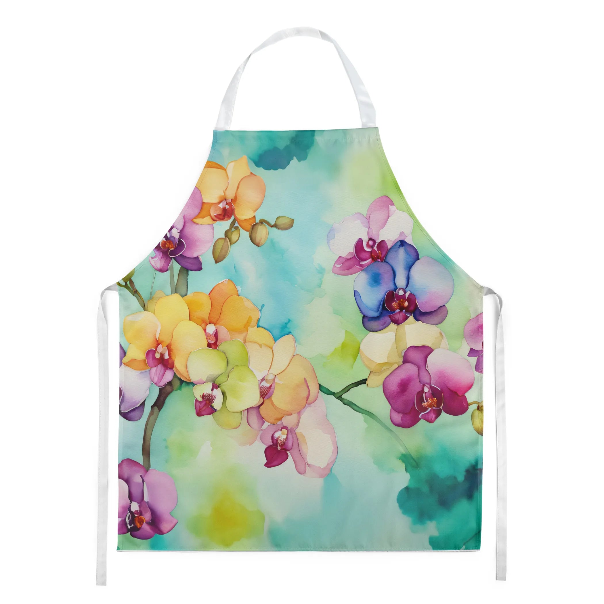 Flowers in Watercolor Apron - Size: LARGE | Pack Of: 1 | Collection name: Flowers in watercolor