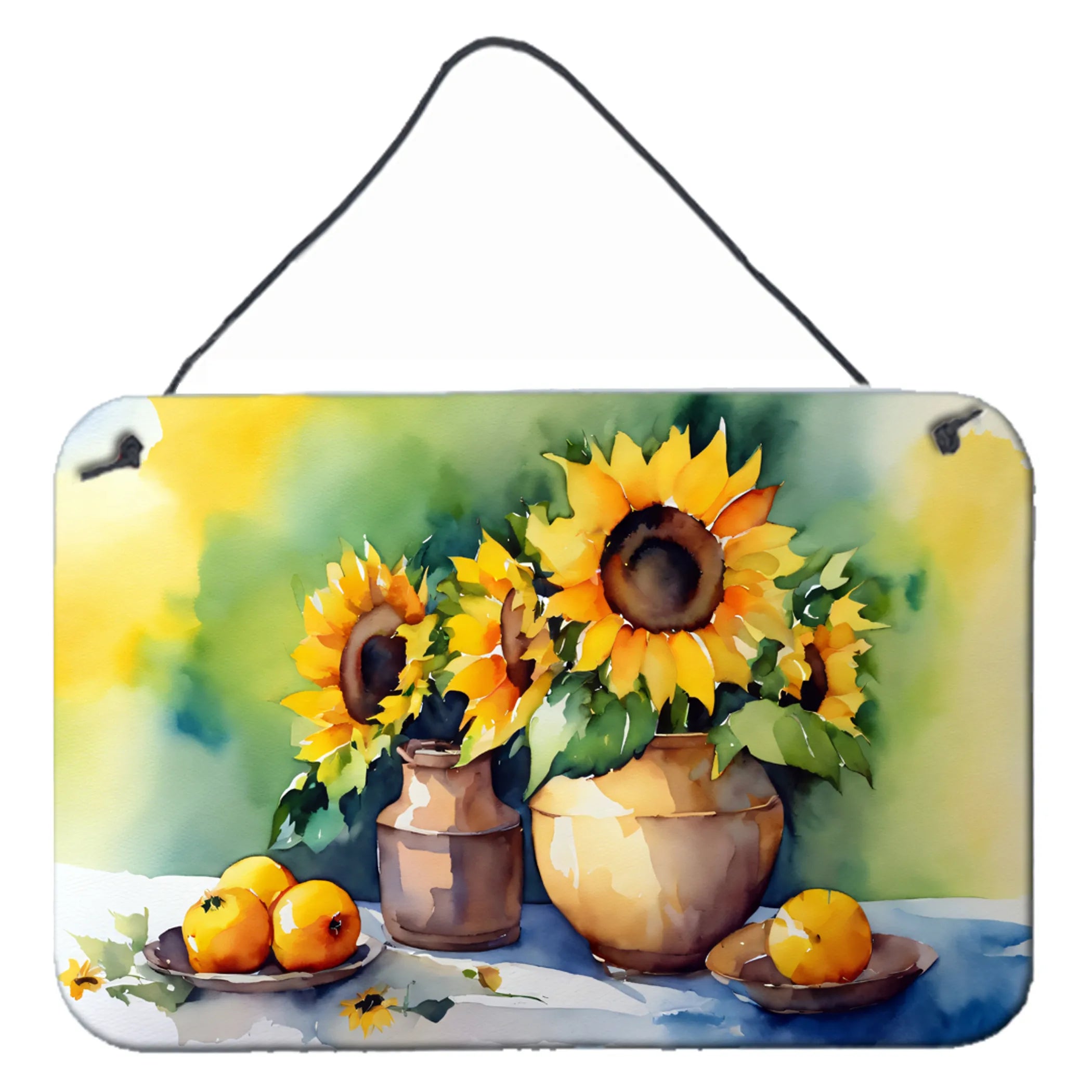Flowers in Watercolor Wall or Door Hanging Prints - Size: 8HX12W | Pack Of: 1 | Collection name: Flowers in watercolor