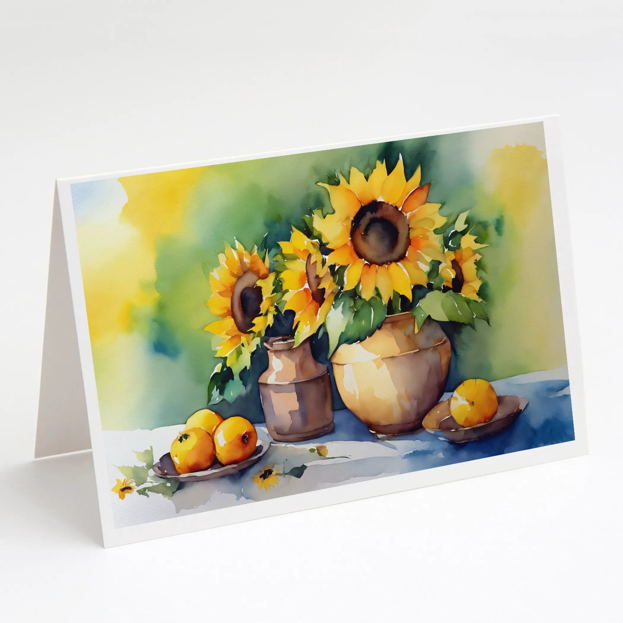 Flowers in Watercolor Greeting Cards  - Size: 5X7 | Pack Of: 1 | Collection name: Flowers in watercolor