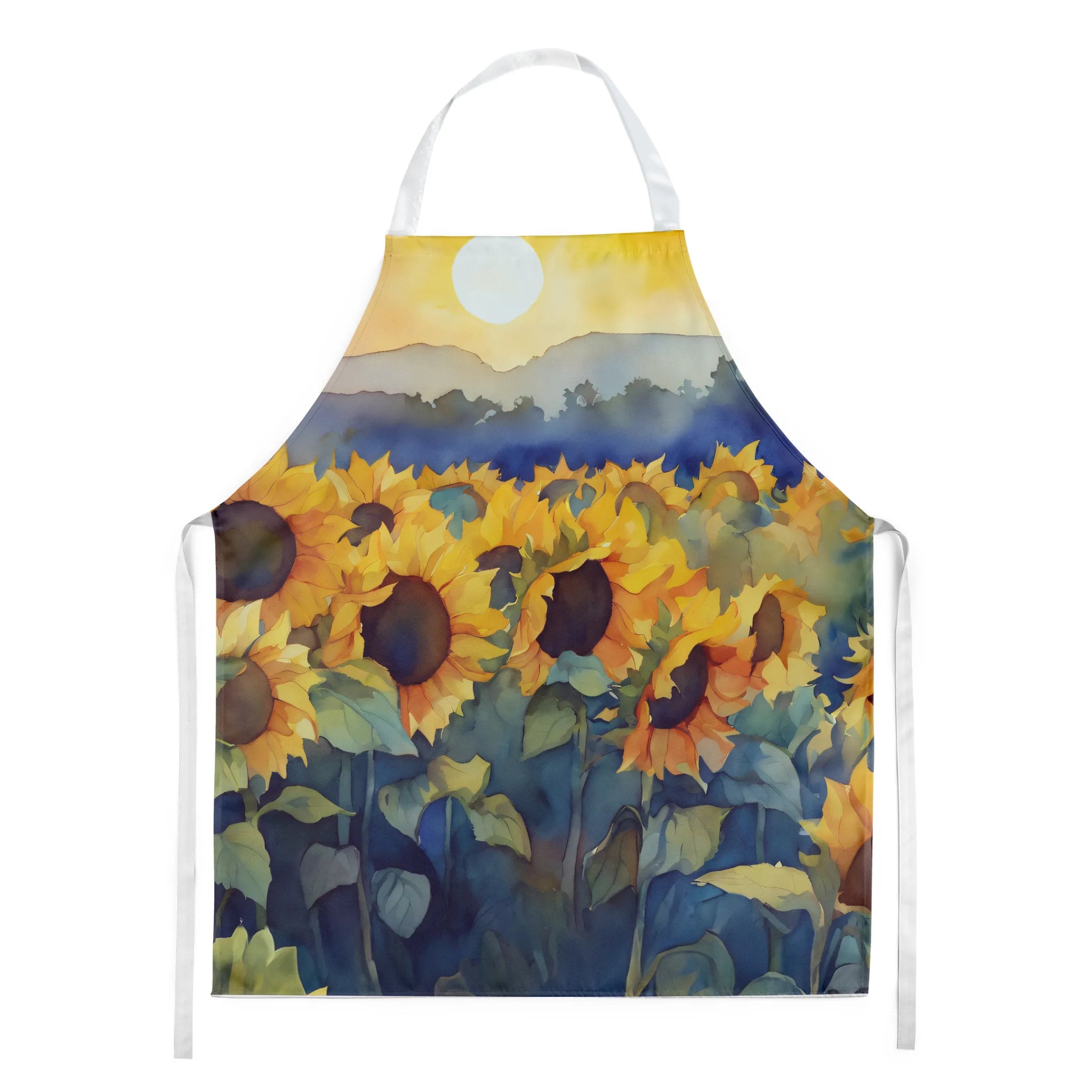 Flowers in Watercolor Apron - Size: LARGE | Pack Of: 1 | Collection name: Flowers in watercolor