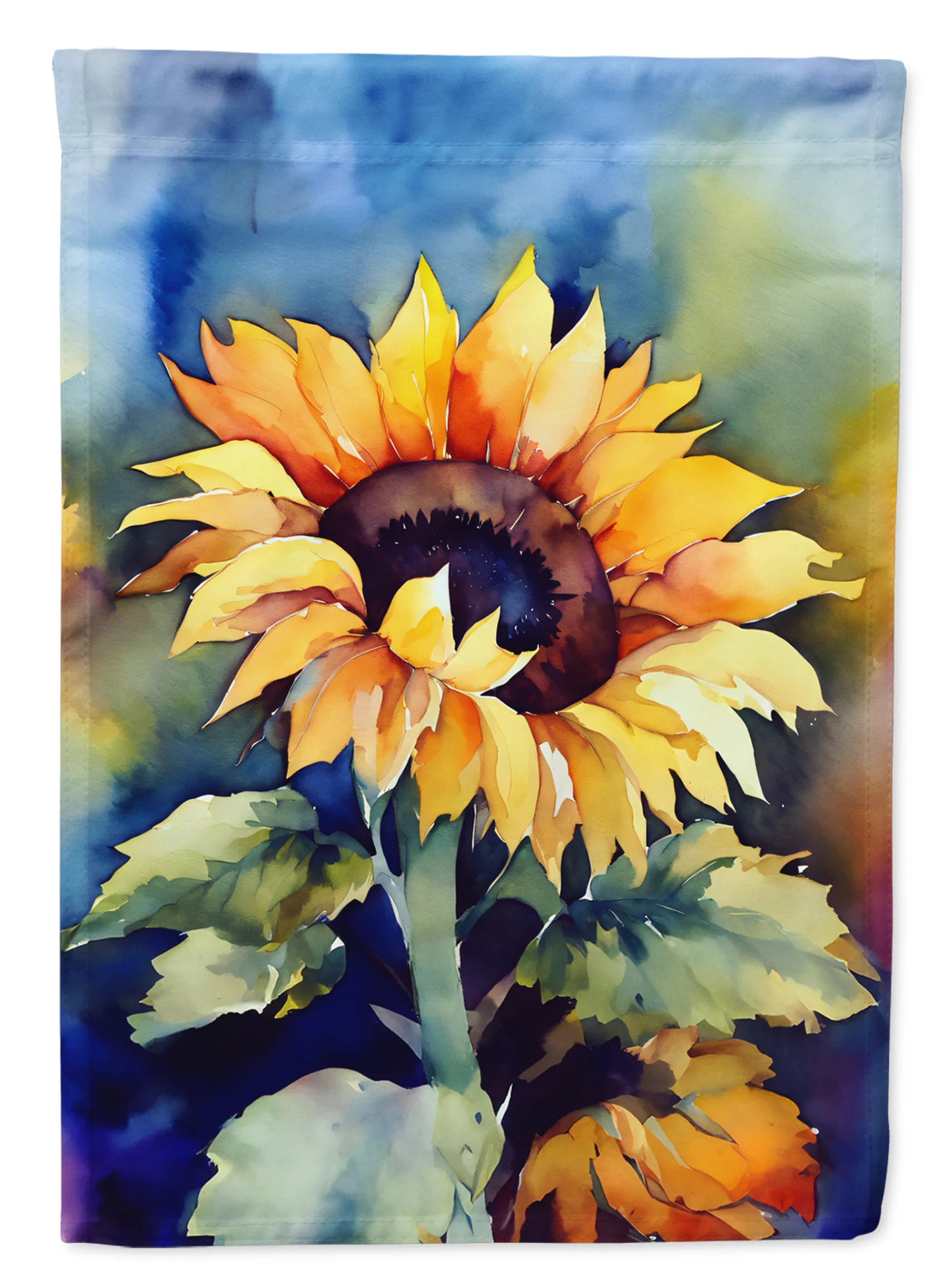 Flowers in Watercolor Decorative Flag - Pack Of: 1 | Collection name: Flowers in watercolor