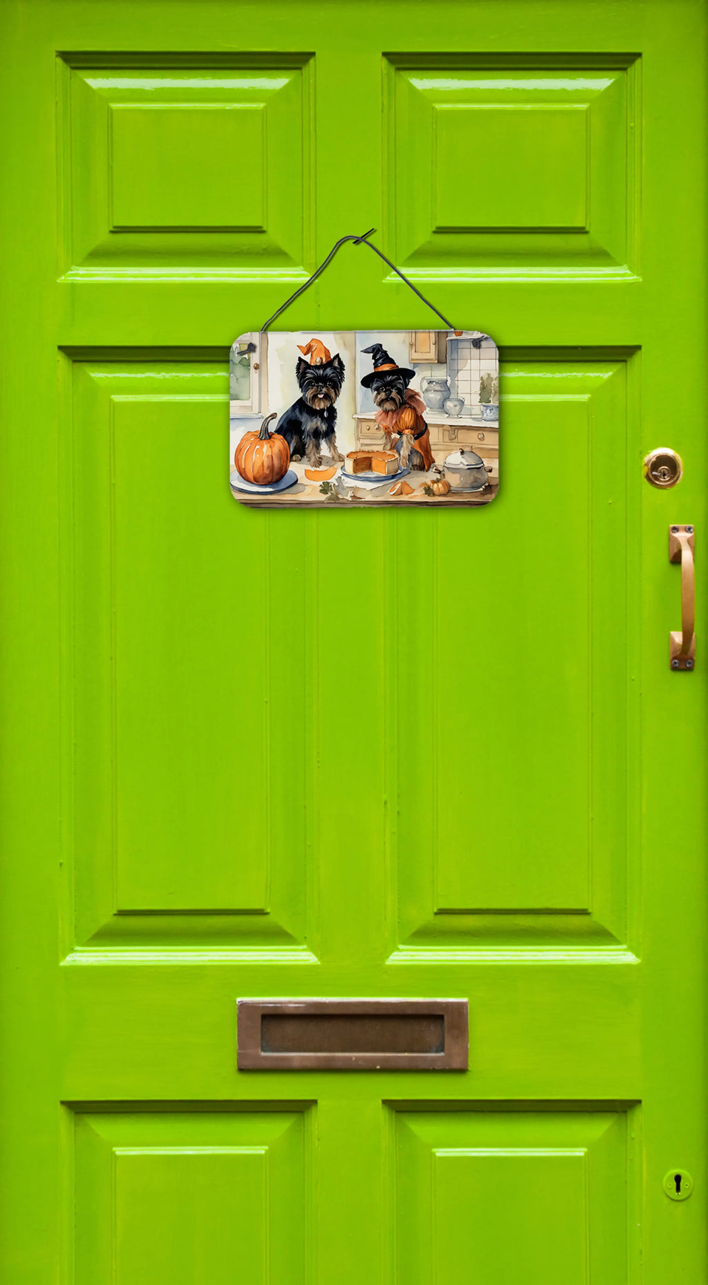 Fall Kitchen Pumpkin Pie Wall or Door Hanging Prints - Size: 8HX12W | Pack Of: 1 | Collection name: Fall kitchen pumpkin pie