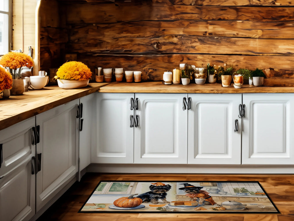 Fall Kitchen Pumpkin Pie Runner Mat 28x58 - Size: 28HX58W | Pack Of: 1 | Collection name: Fall kitchen pumpkin pie