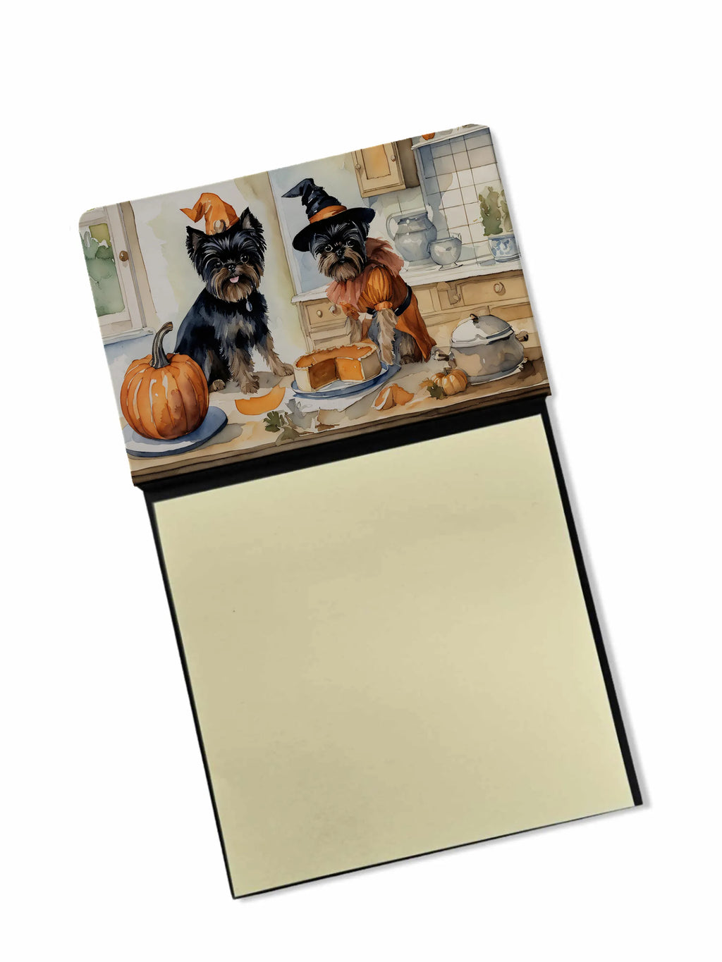 Fall Kitchen Pumpkin Pie Sticky Note Holder - Pack Of: 1 | Collection name: Fall kitchen pumpkin pie