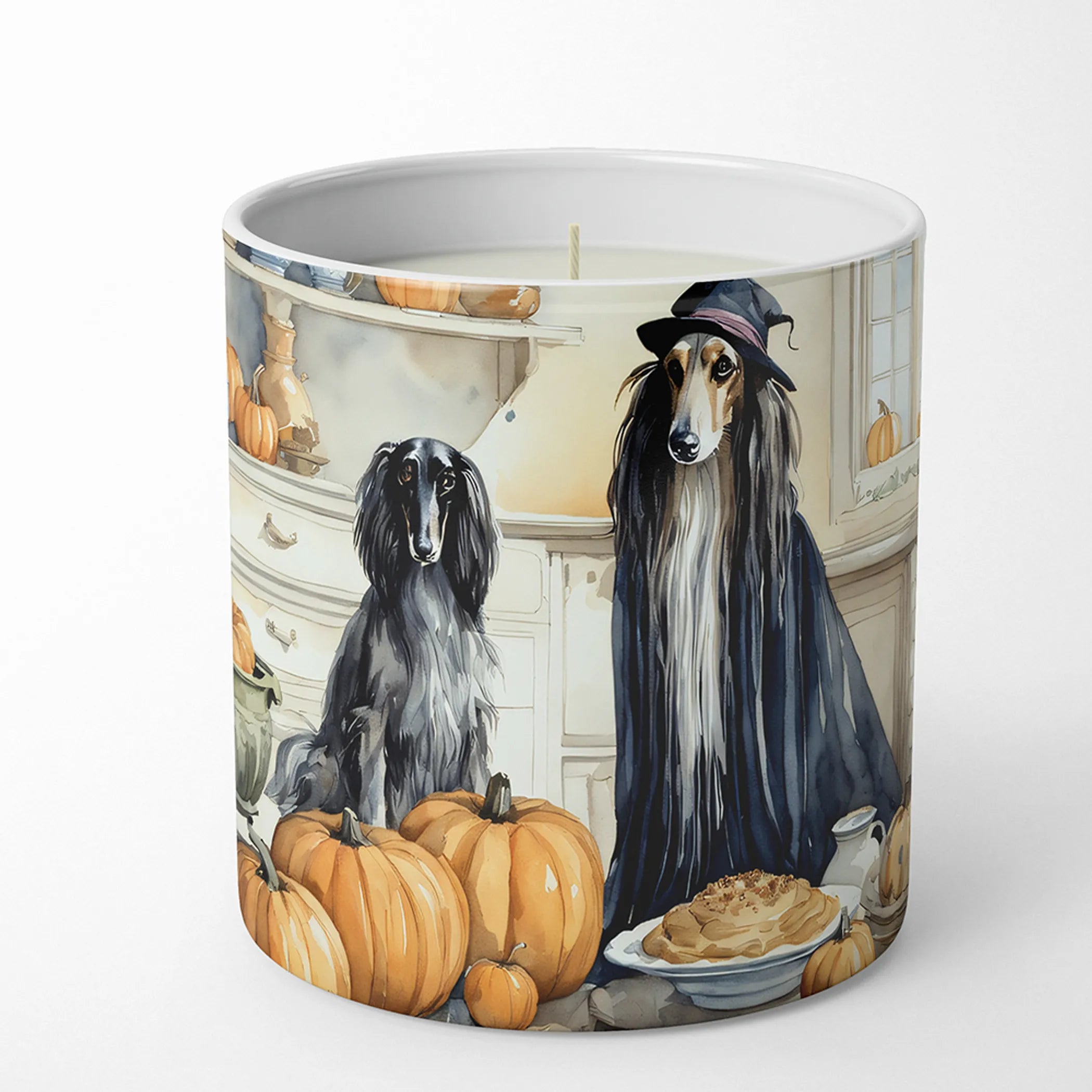 Fall Kitchen Pumpkin Pie Decorative Soy Candle - Size: 10 OZ | Pack Of: 1 | Collection name: Fall kitchen pumpkin pie