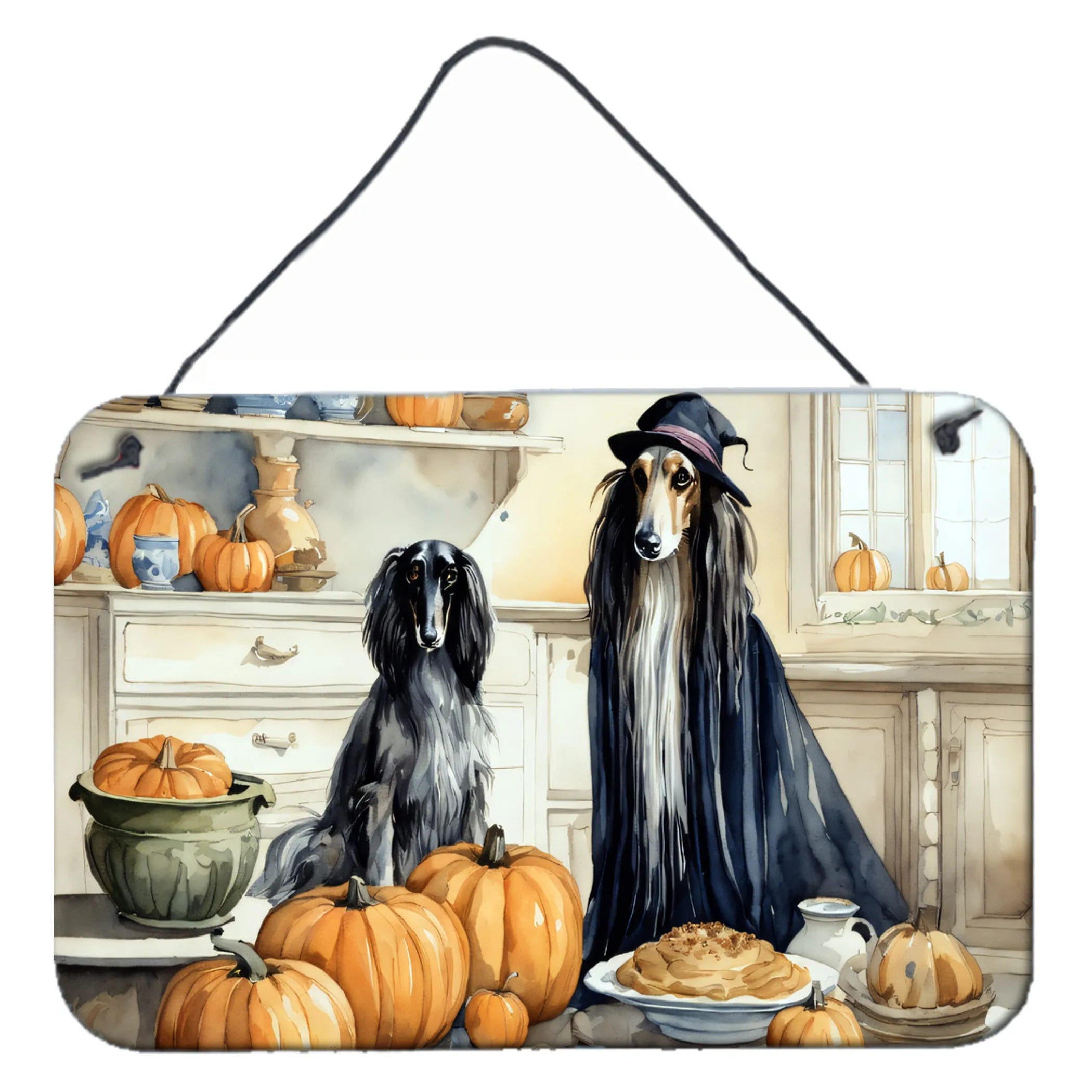Fall Kitchen Pumpkin Pie Wall or Door Hanging Prints - Size: 8HX12W | Pack Of: 1 | Collection name: Fall kitchen pumpkin pie