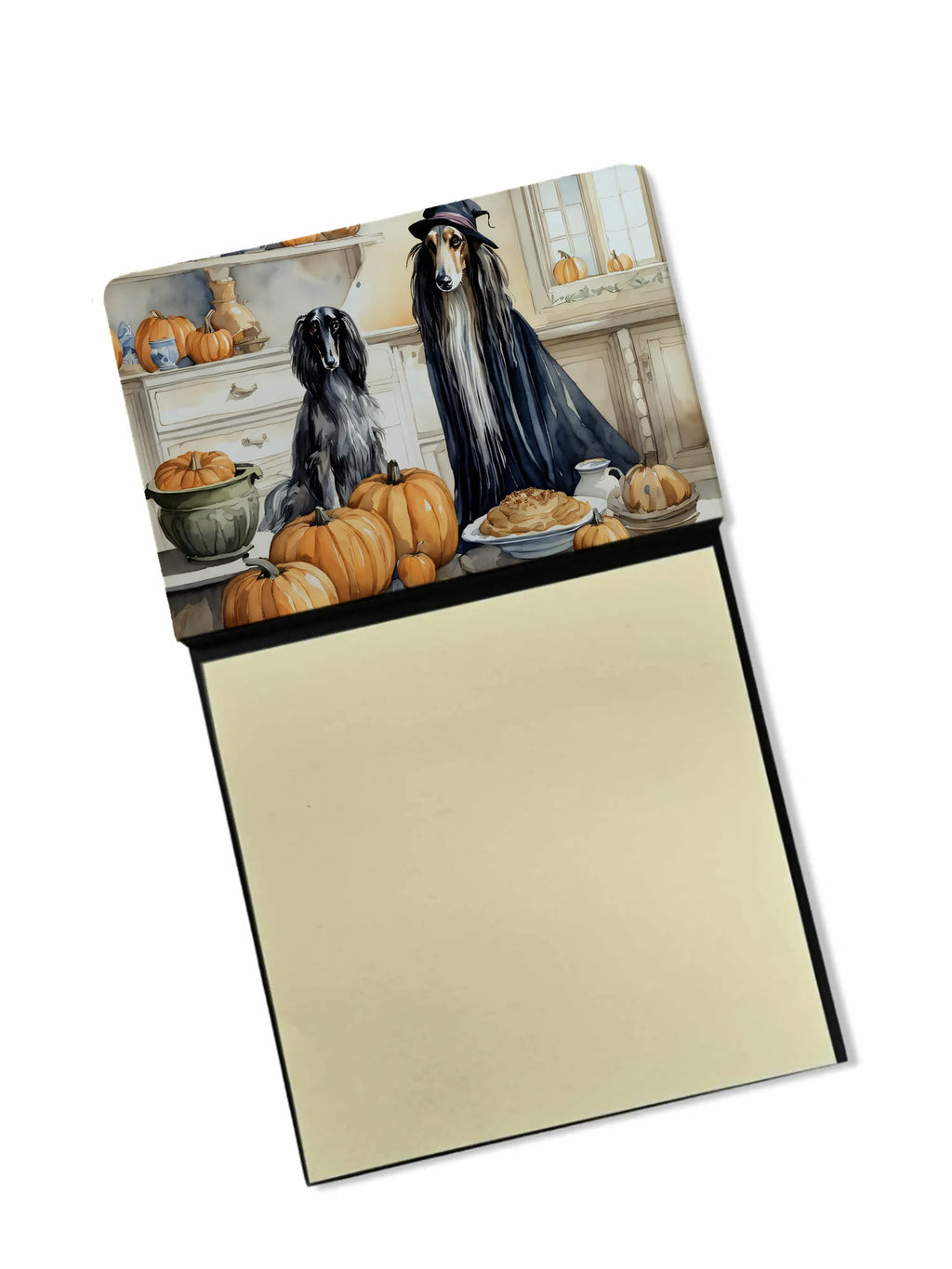 Fall Kitchen Pumpkin Pie Sticky Note Holder - Pack Of: 1 | Collection name: Fall kitchen pumpkin pie