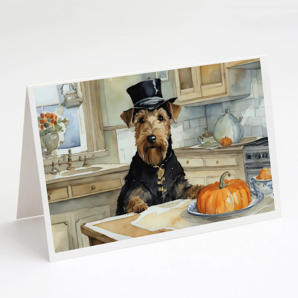Fall Kitchen Pumpkin Pie Greeting Cards  - Size: 5X7 | Pack Of: 1 | Collection name: Fall kitchen pumpkin pie