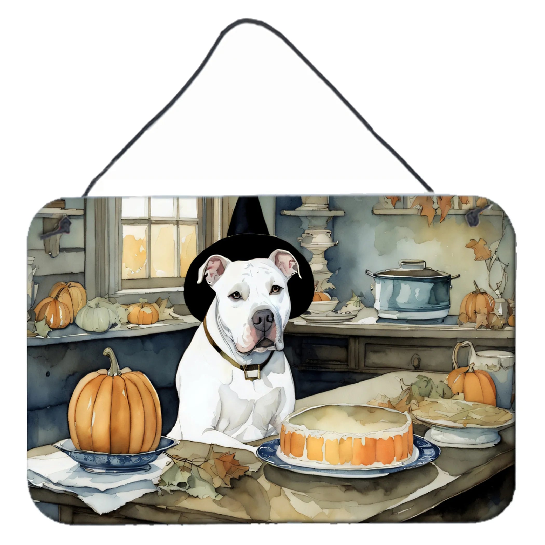 Fall Kitchen Pumpkin Pie Wall or Door Hanging Prints - Size: 8HX12W | Pack Of: 1 | Collection name: Fall kitchen pumpkin pie