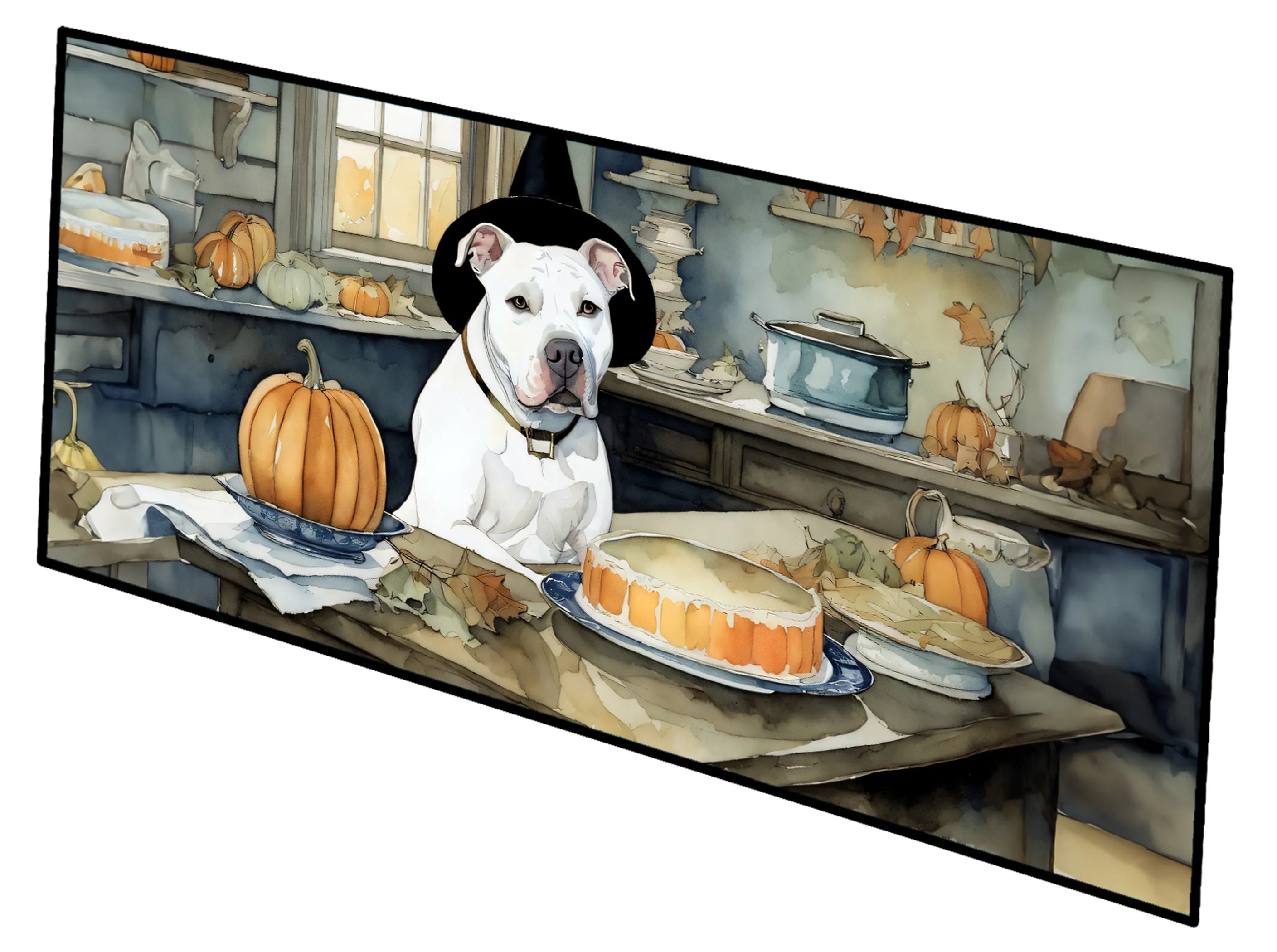 Fall Kitchen Pumpkin Pie Runner Mat 28x58 - Size: 28HX58W | Pack Of: 1 | Collection name: Fall kitchen pumpkin pie