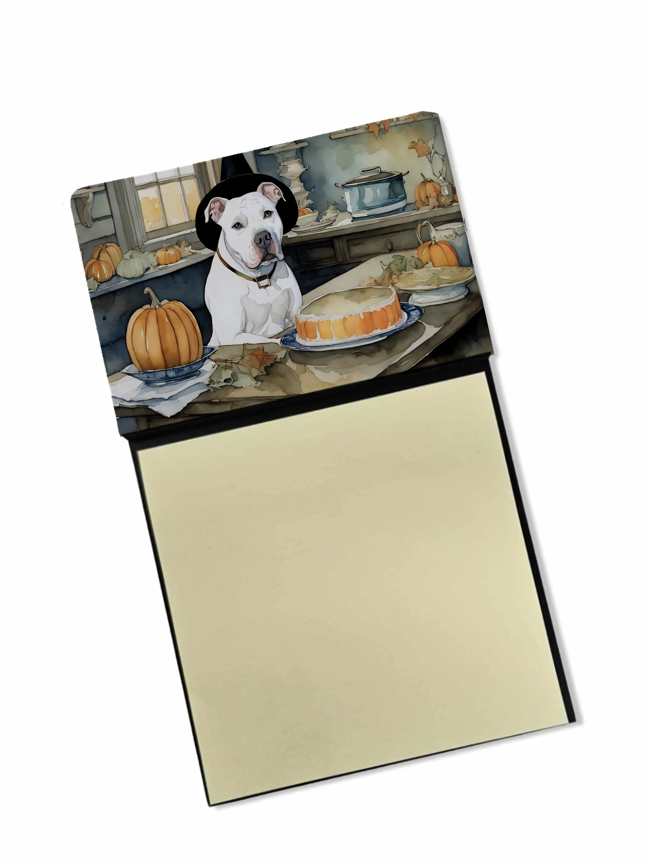 Fall Kitchen Pumpkin Pie Sticky Note Holder - Pack Of: 1 | Collection name: Fall kitchen pumpkin pie