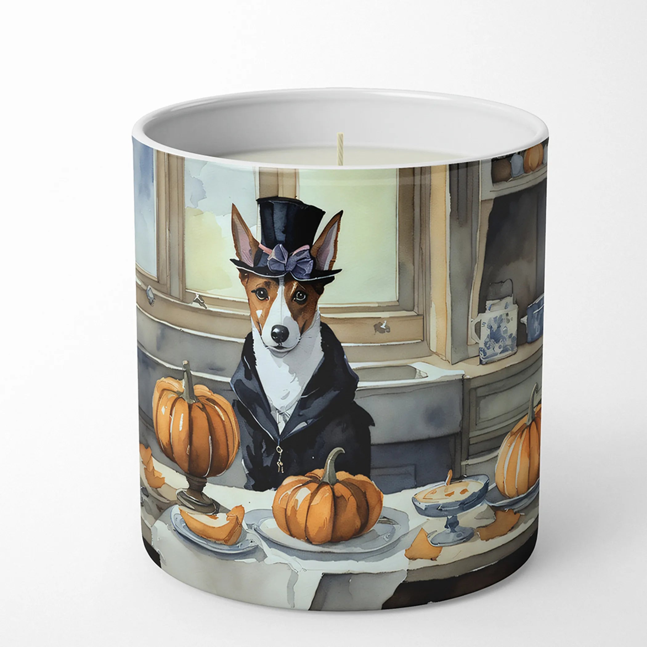 Fall Kitchen Pumpkin Pie Decorative Soy Candle - Size: 10 OZ | Pack Of: 1 | Collection name: Fall kitchen pumpkin pie