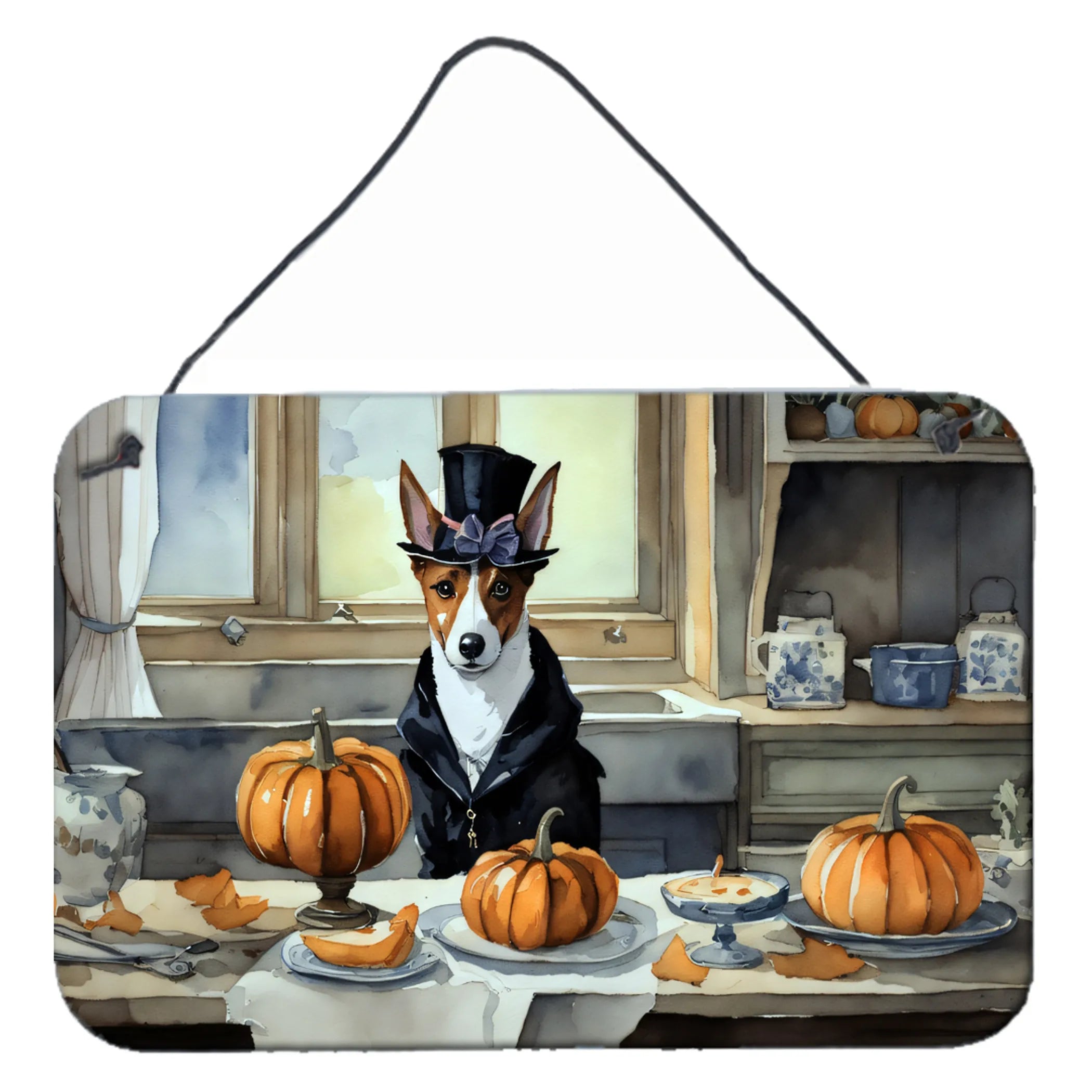 Fall Kitchen Pumpkin Pie Wall or Door Hanging Prints - Size: 8HX12W | Pack Of: 1 | Collection name: Fall kitchen pumpkin pie
