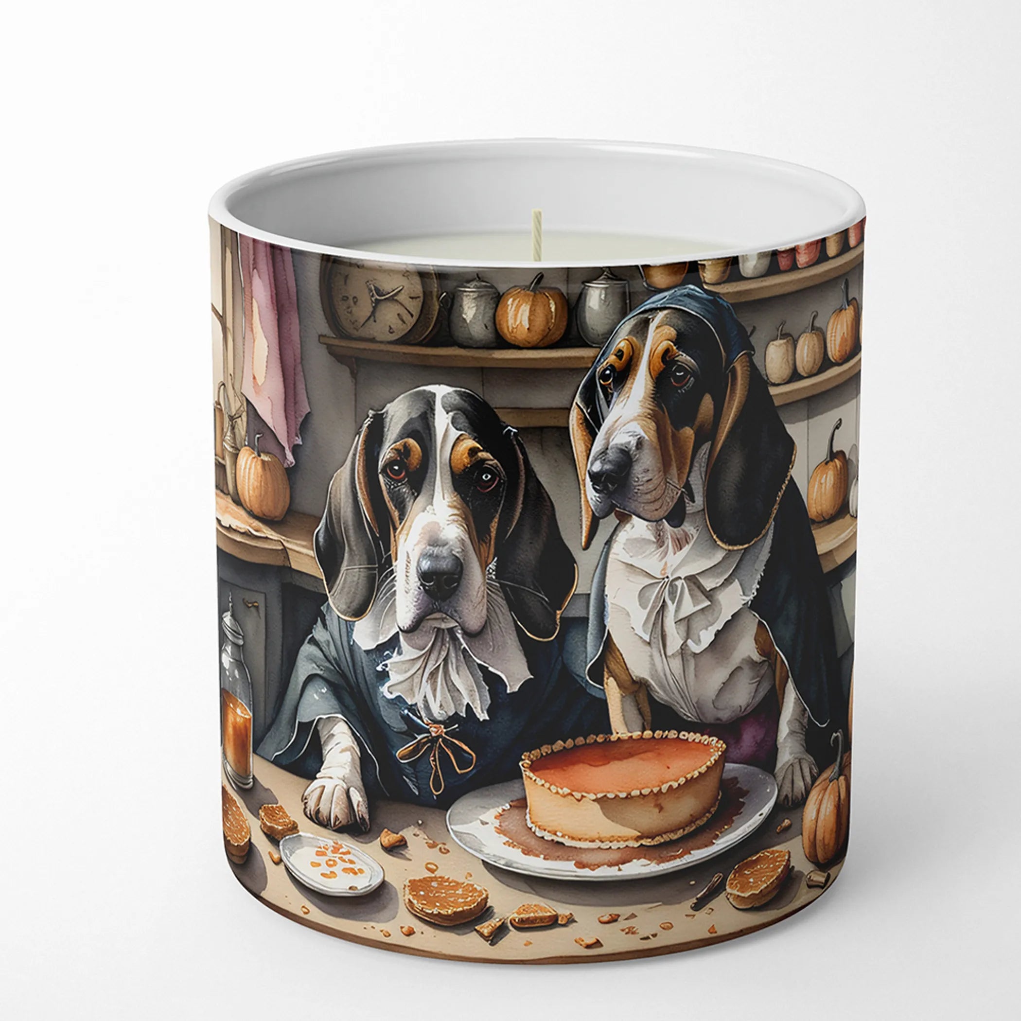 Fall Kitchen Pumpkin Pie Decorative Soy Candle - Size: 10 OZ | Pack Of: 1 | Collection name: Fall kitchen pumpkin pie