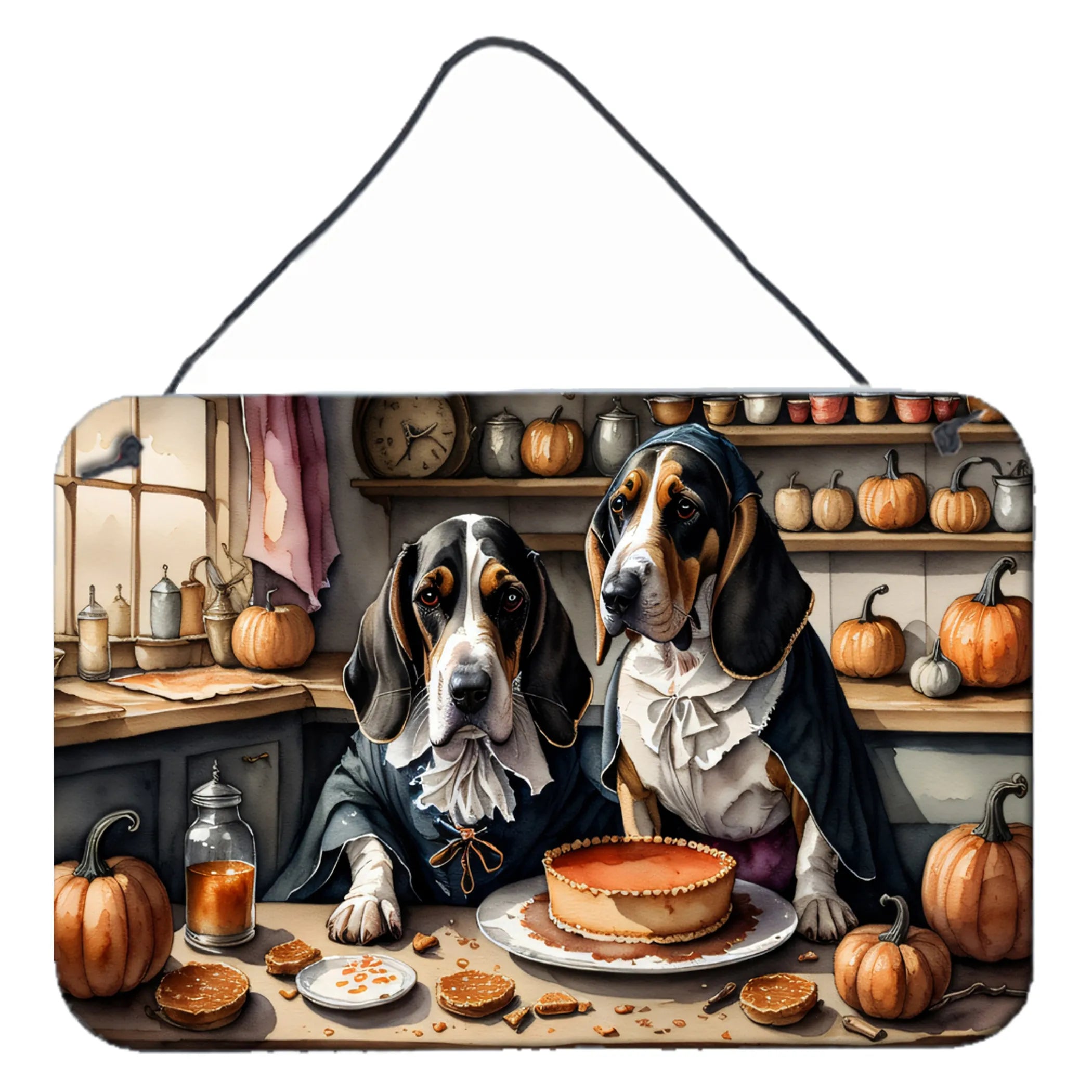 Fall Kitchen Pumpkin Pie Wall or Door Hanging Prints - Size: 8HX12W | Pack Of: 1 | Collection name: Fall kitchen pumpkin pie