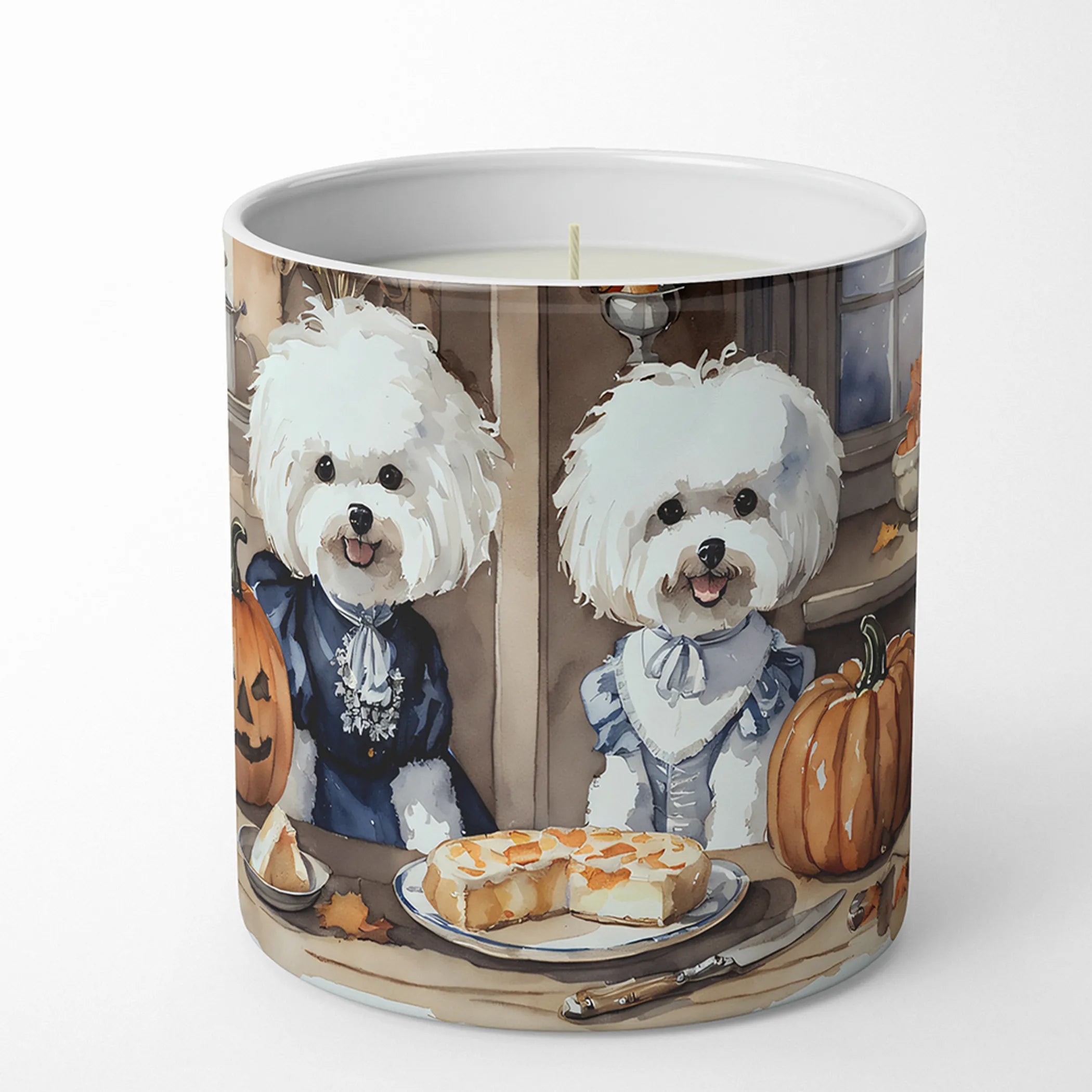 Fall Kitchen Pumpkin Pie Decorative Soy Candle - Size: 10 OZ | Pack Of: 1 | Collection name: Fall kitchen pumpkin pie