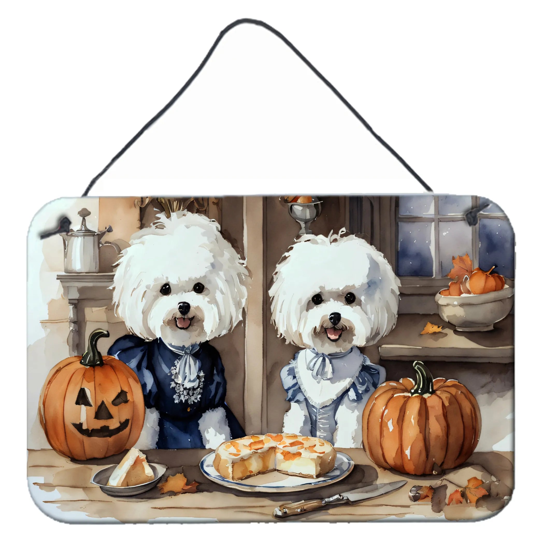 Fall Kitchen Pumpkin Pie Wall or Door Hanging Prints - Size: 8HX12W | Pack Of: 1 | Collection name: Fall kitchen pumpkin pie