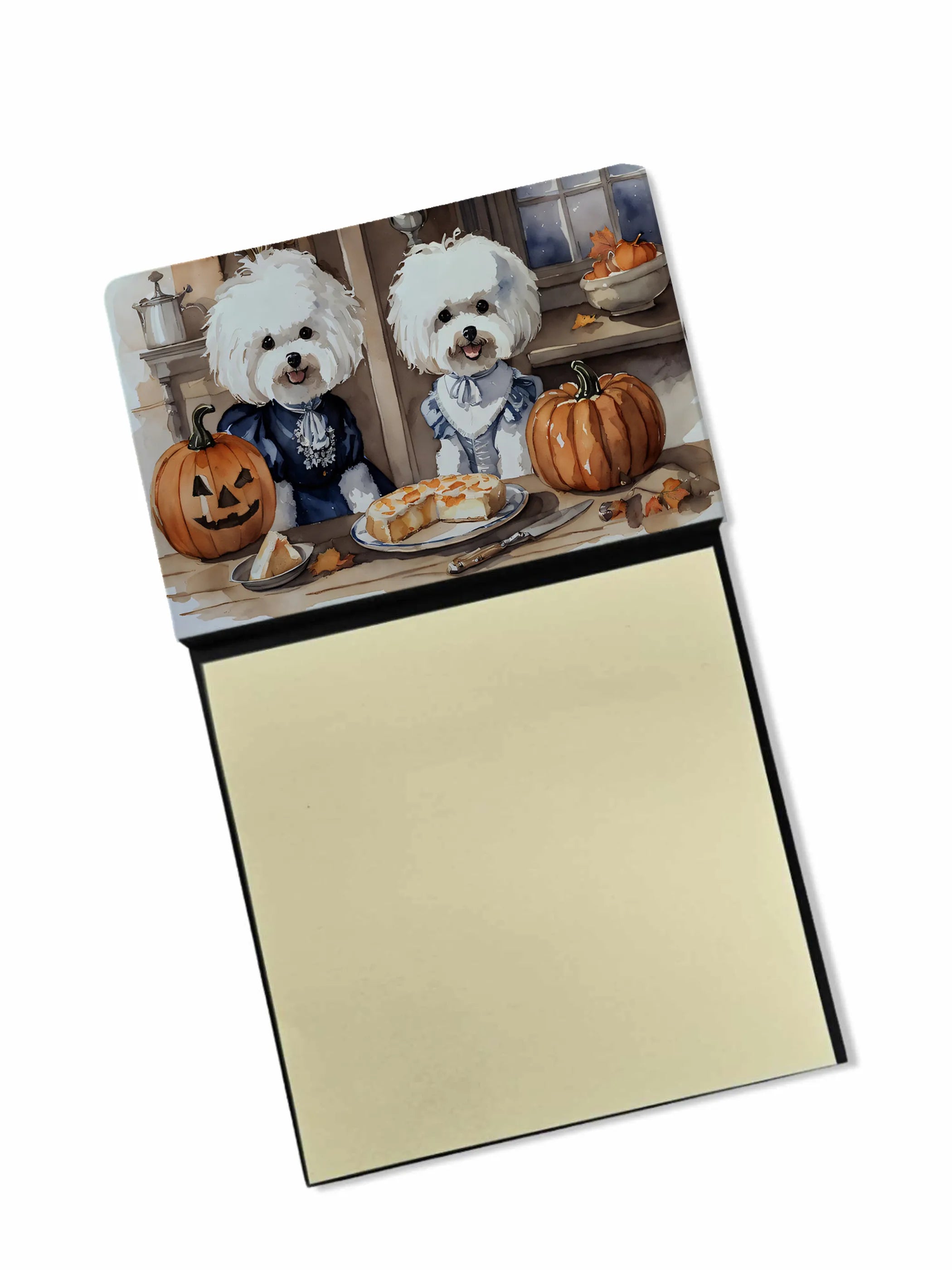 Fall Kitchen Pumpkin Pie Sticky Note Holder - Pack Of: 1 | Collection name: Fall kitchen pumpkin pie