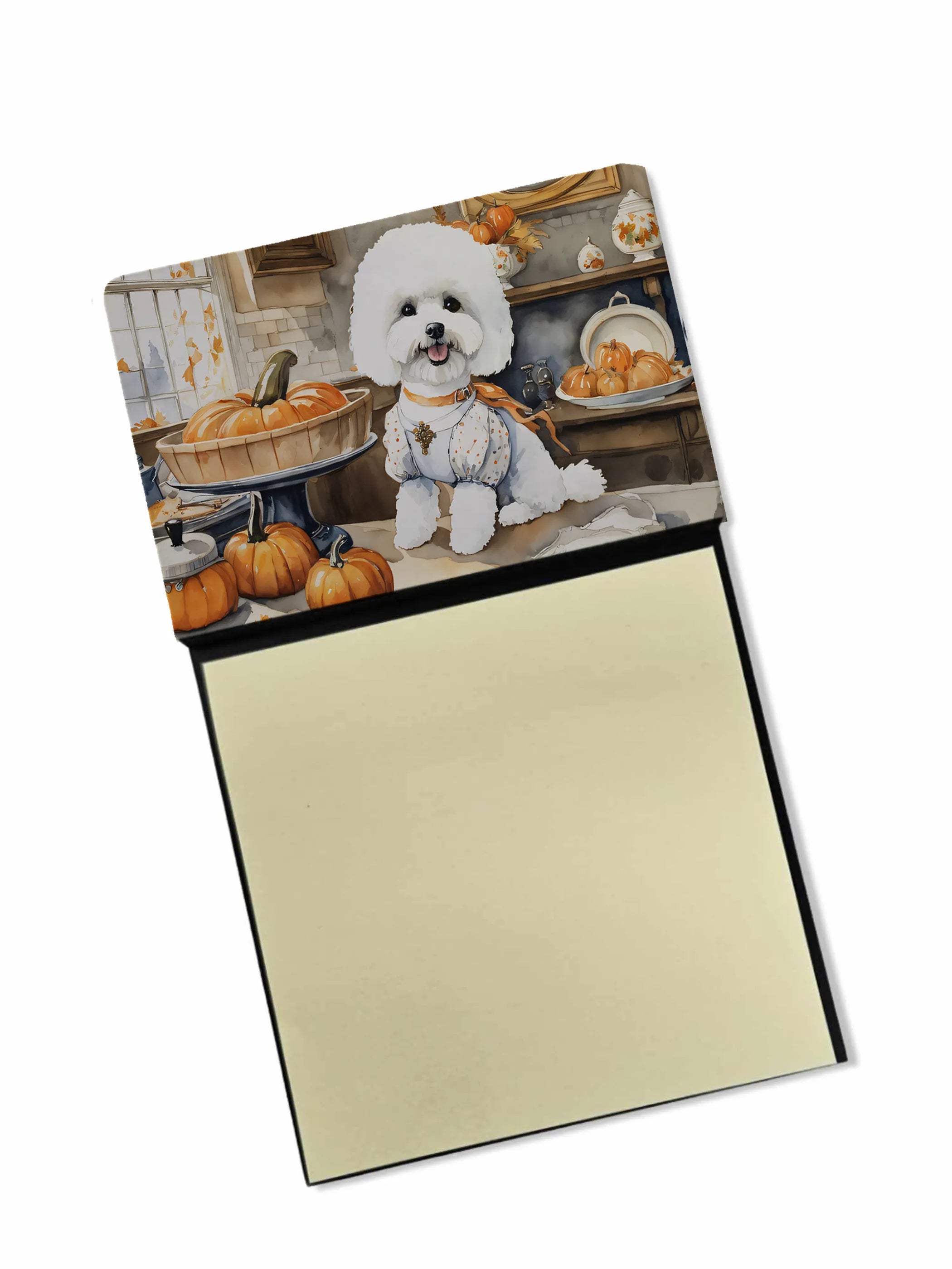 Fall Kitchen Pumpkin Pie Sticky Note Holder - Pack Of: 1 | Collection name: Fall kitchen pumpkin pie