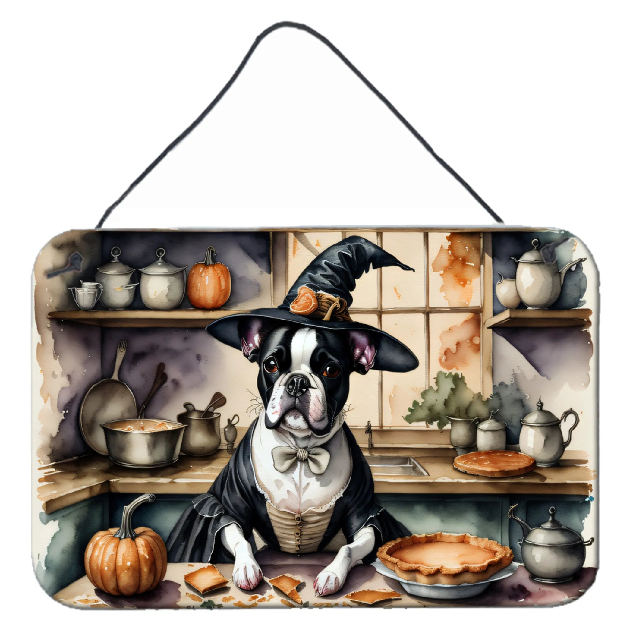 Fall Kitchen Pumpkin Pie Wall or Door Hanging Prints - Size: 8HX12W | Pack Of: 1 | Collection name: Fall kitchen pumpkin pie