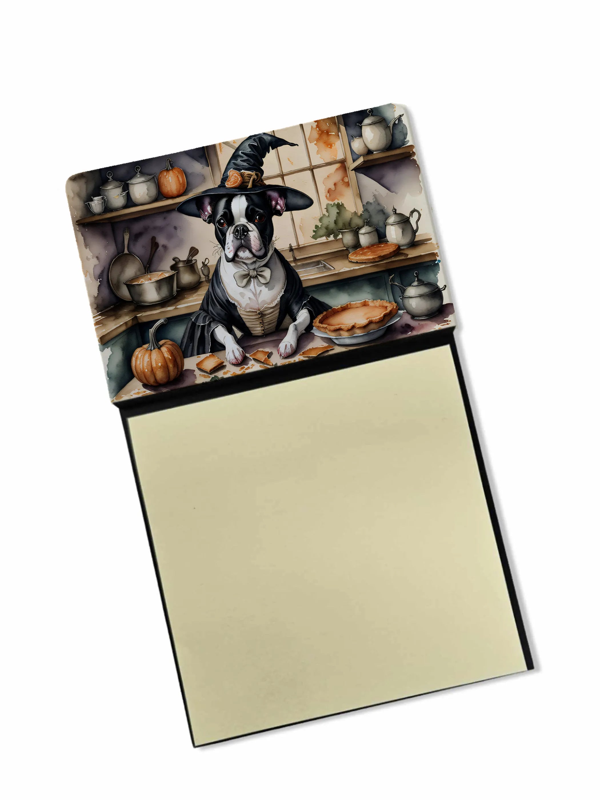 Fall Kitchen Pumpkin Pie Sticky Note Holder - Pack Of: 1 | Collection name: Fall kitchen pumpkin pie