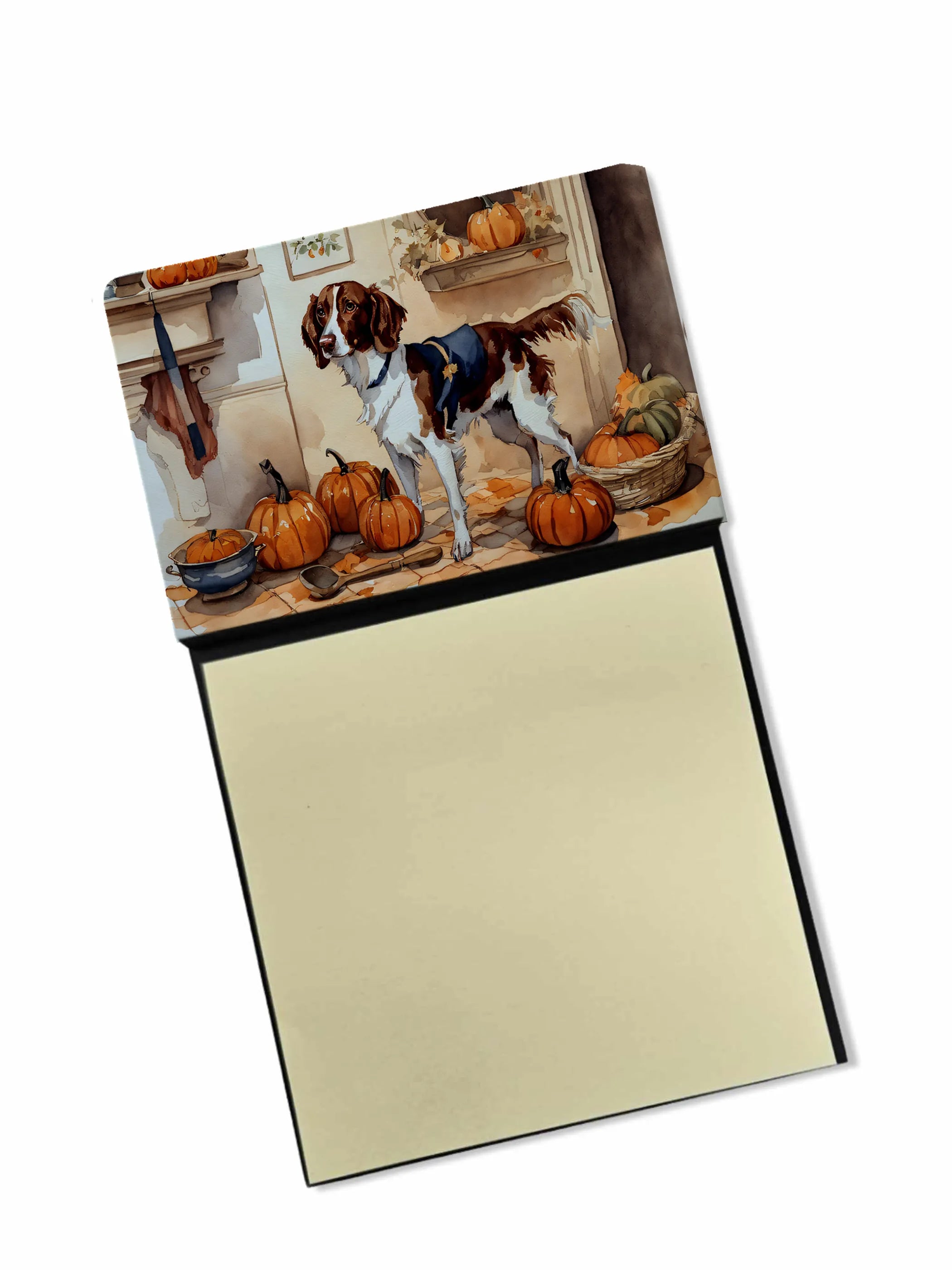 Fall Kitchen Pumpkin Pie Sticky Note Holder - Pack Of: 1 | Collection name: Fall kitchen pumpkin pie