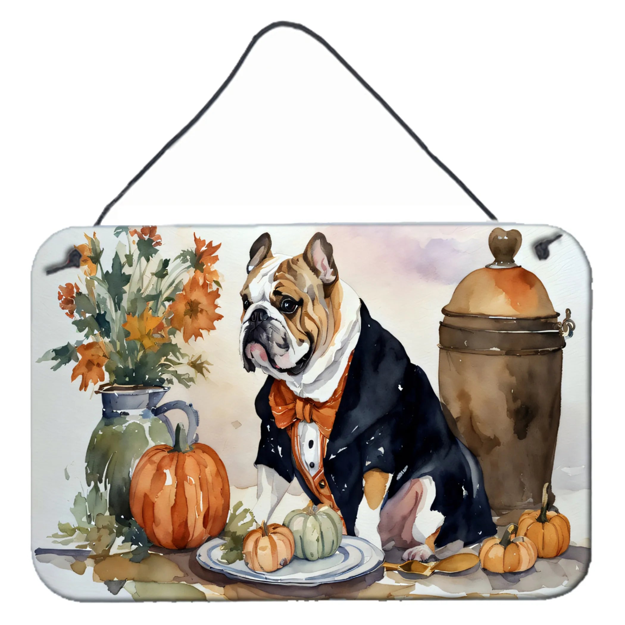 Fall Kitchen Pumpkin Pie Wall or Door Hanging Prints - Size: 8HX12W | Pack Of: 1 | Collection name: Fall kitchen pumpkin pie