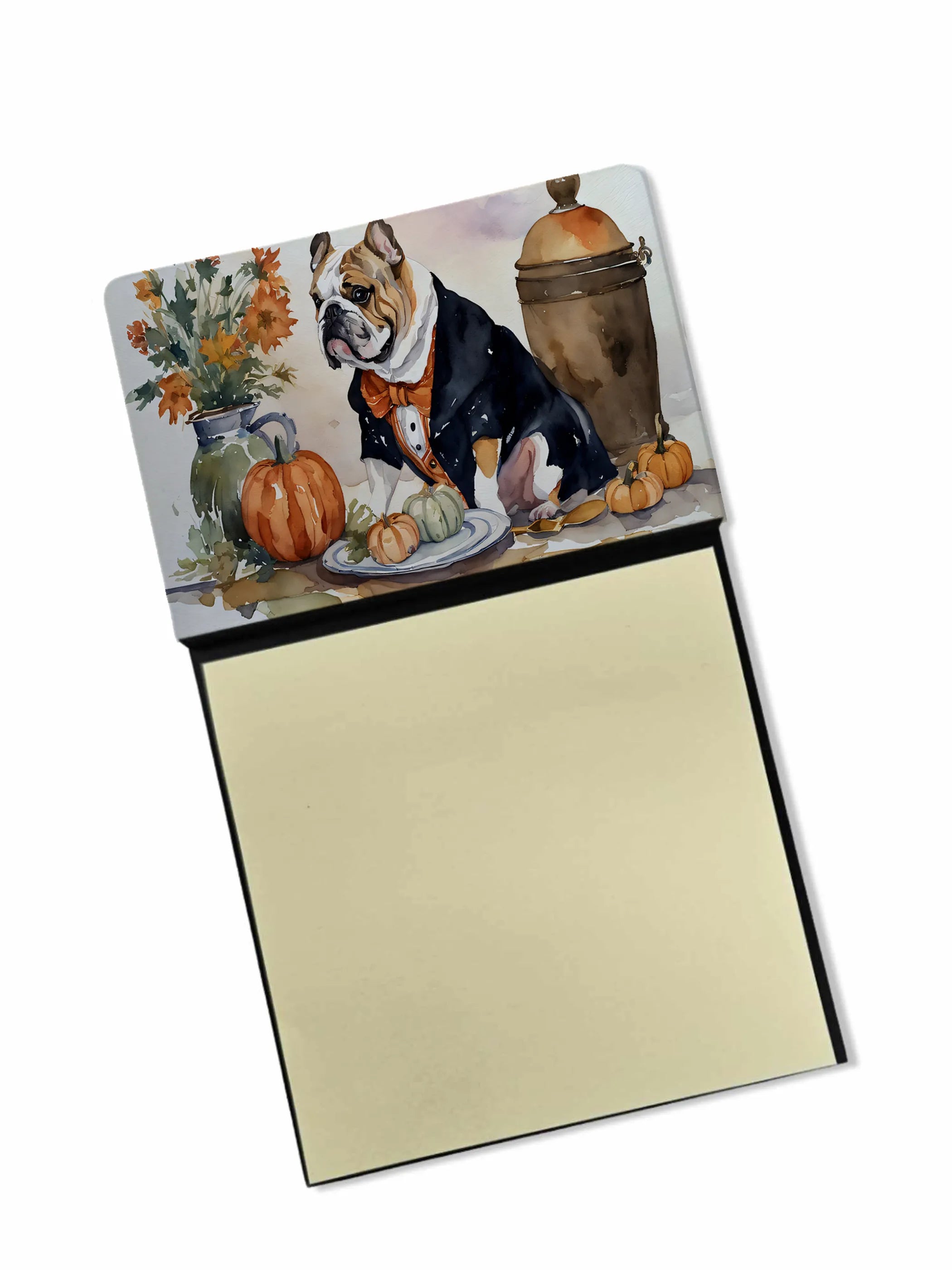 Fall Kitchen Pumpkin Pie Sticky Note Holder - Pack Of: 1 | Collection name: Fall kitchen pumpkin pie