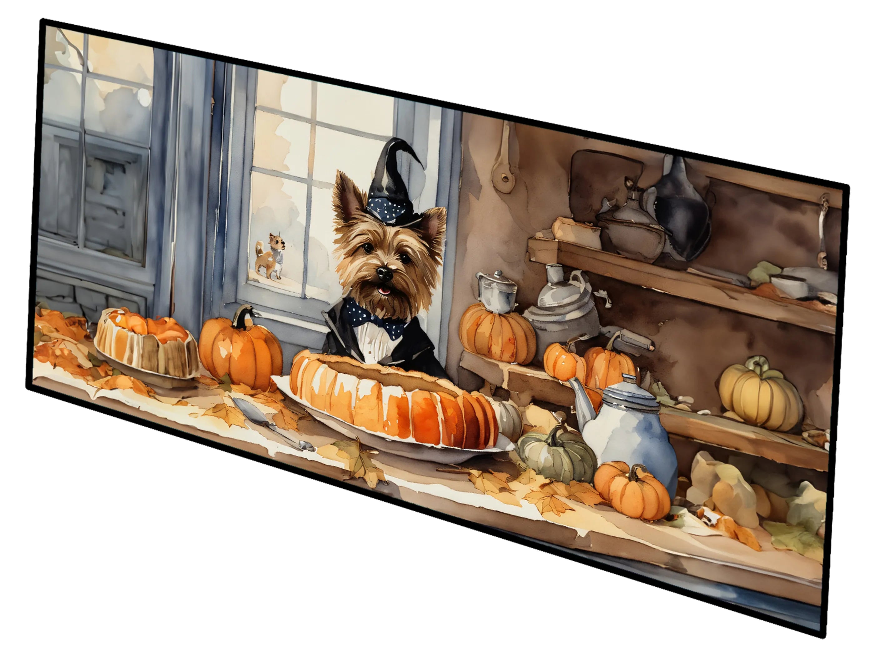 Fall Kitchen Pumpkin Pie Runner Mat 28x58 - Size: 28HX58W | Pack Of: 1 | Collection name: Fall kitchen pumpkin pie