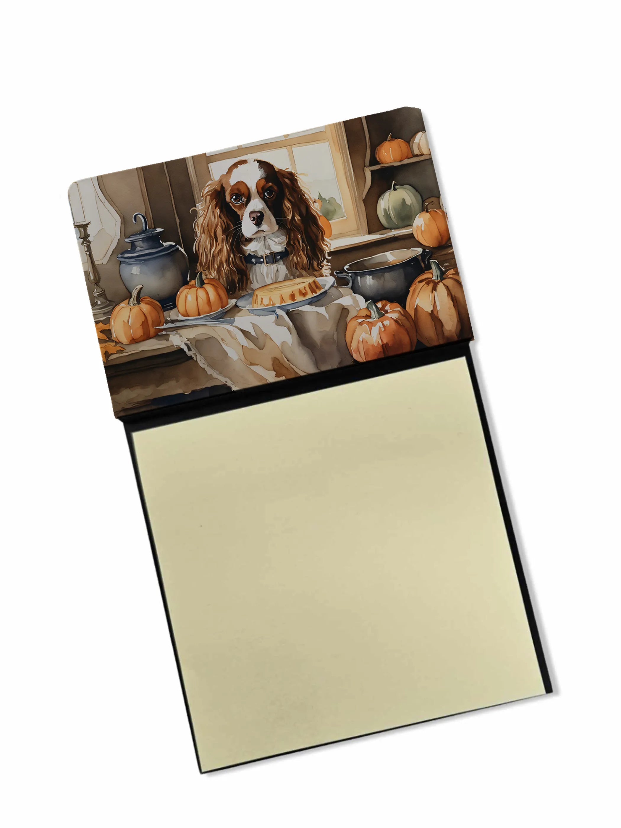 Fall Kitchen Pumpkin Pie Sticky Note Holder - Pack Of: 1 | Collection name: Fall kitchen pumpkin pie