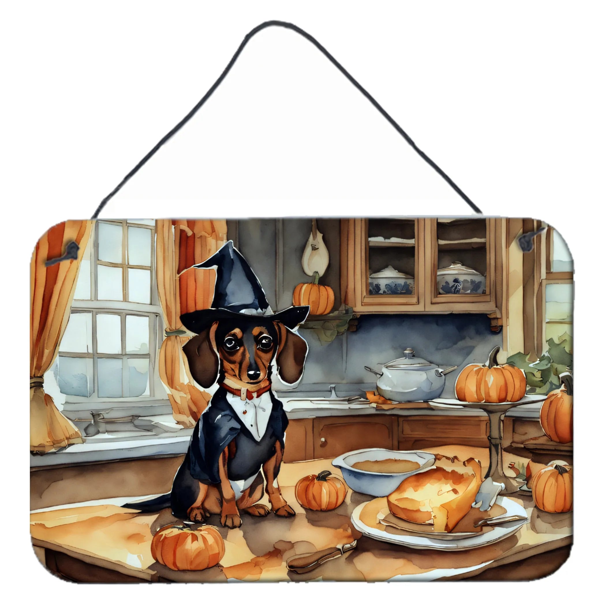Fall Kitchen Pumpkin Pie Wall or Door Hanging Prints - Size: 8HX12W | Pack Of: 1 | Collection name: Fall kitchen pumpkin pie